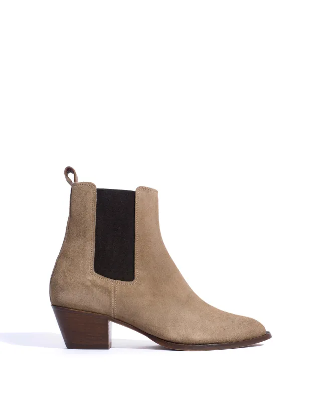 Faith Calf suede Mushroom made by Anonymous Copenhagen