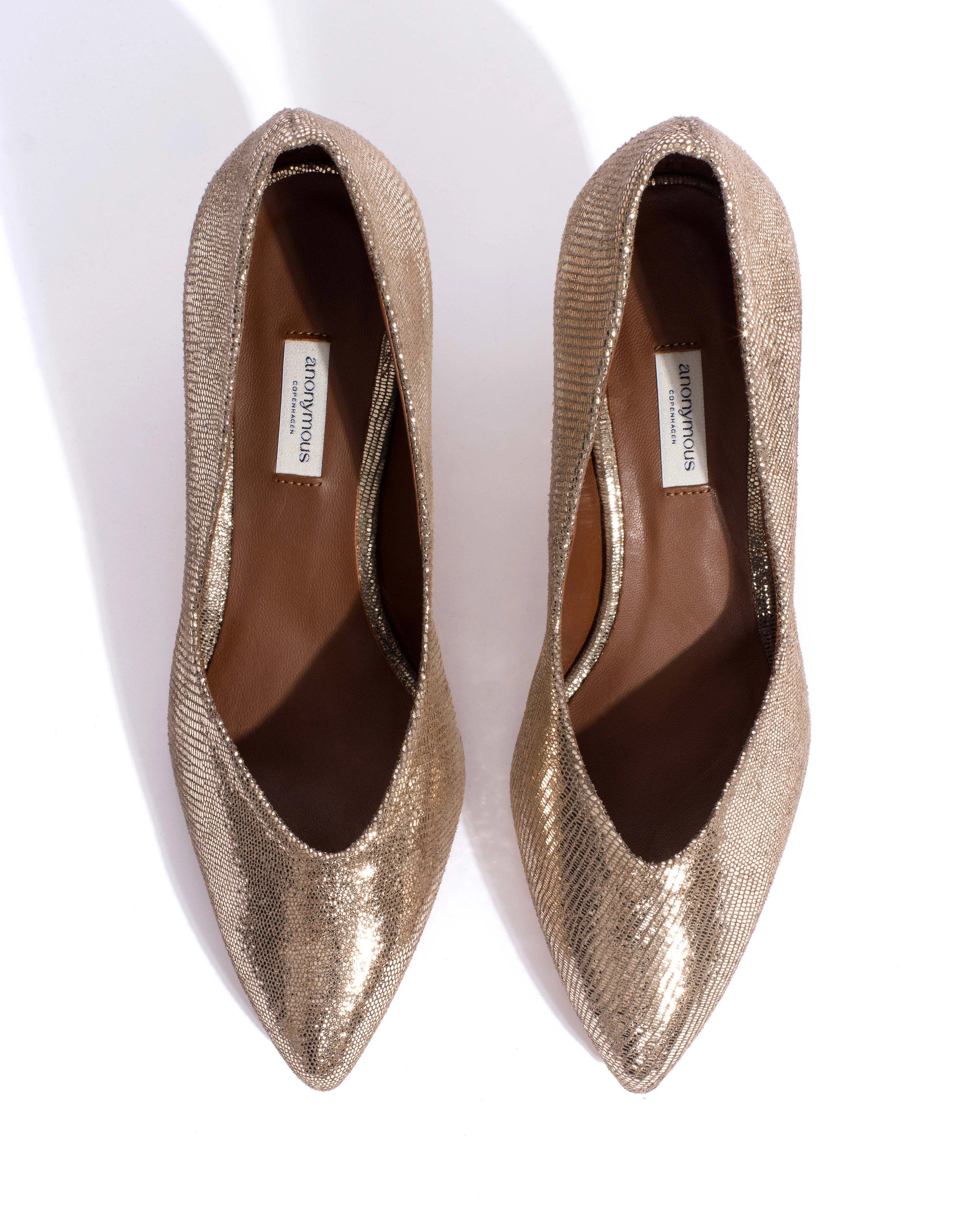 Trini 55 Lizard metallic goat Vintage champagne sold by Anonymous Copenhagen product image thumbnail 4