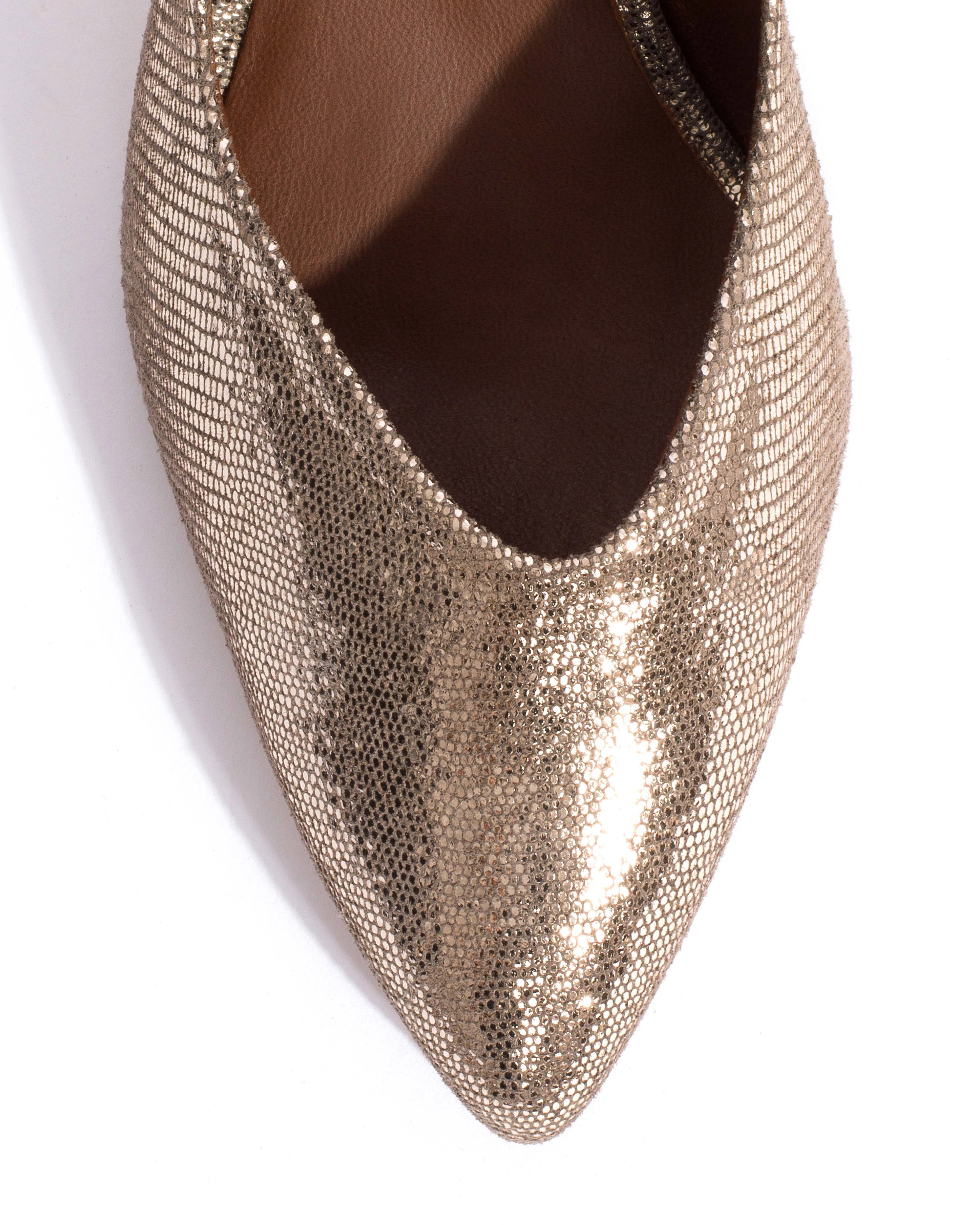 Trini 55 Lizard metallic goat Vintage champagne sold by Anonymous Copenhagen product image thumbnail 5