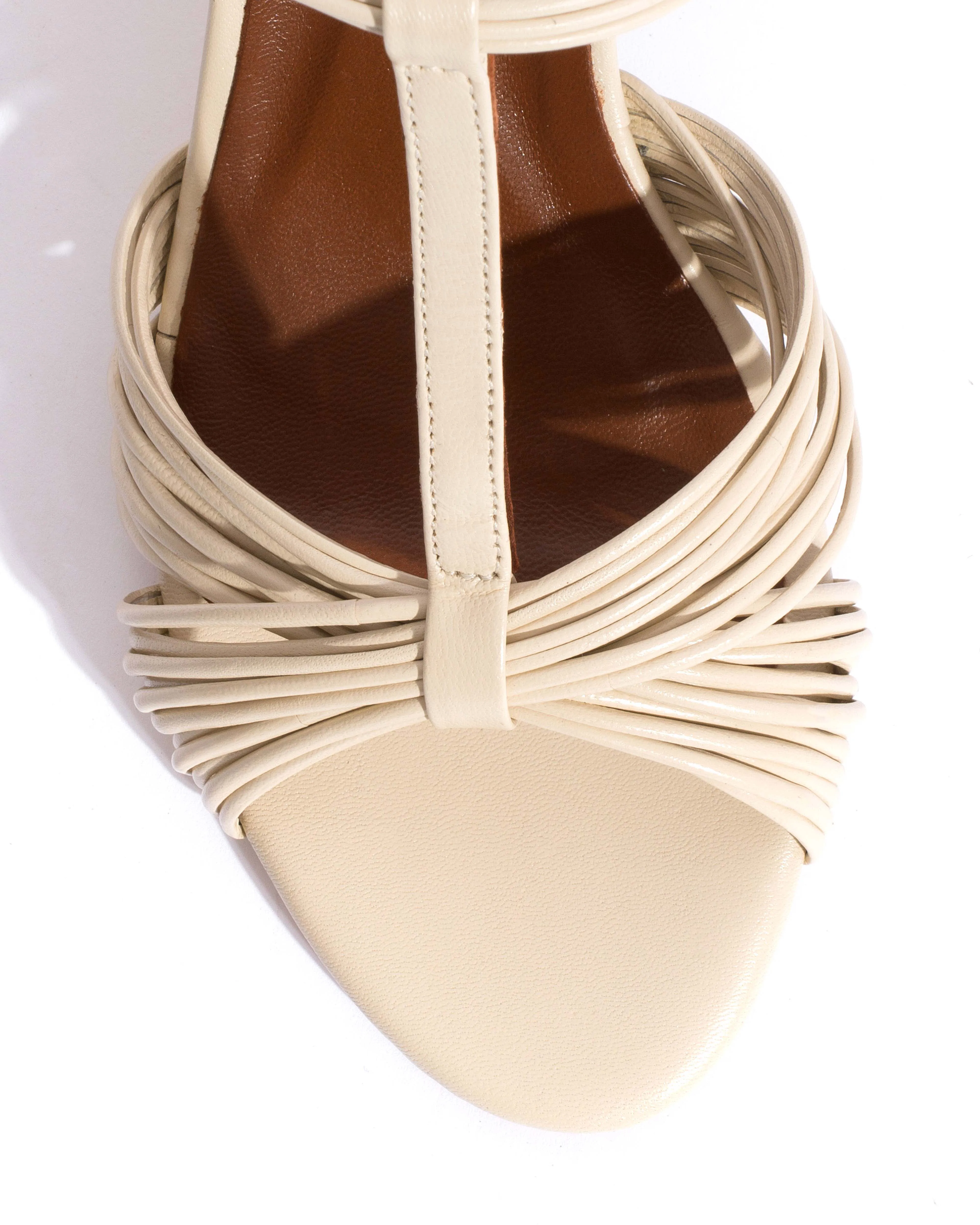 Alessandra 75 Shiny lamb White sand sold by Anonymous Copenhagen product image thumbnail 5