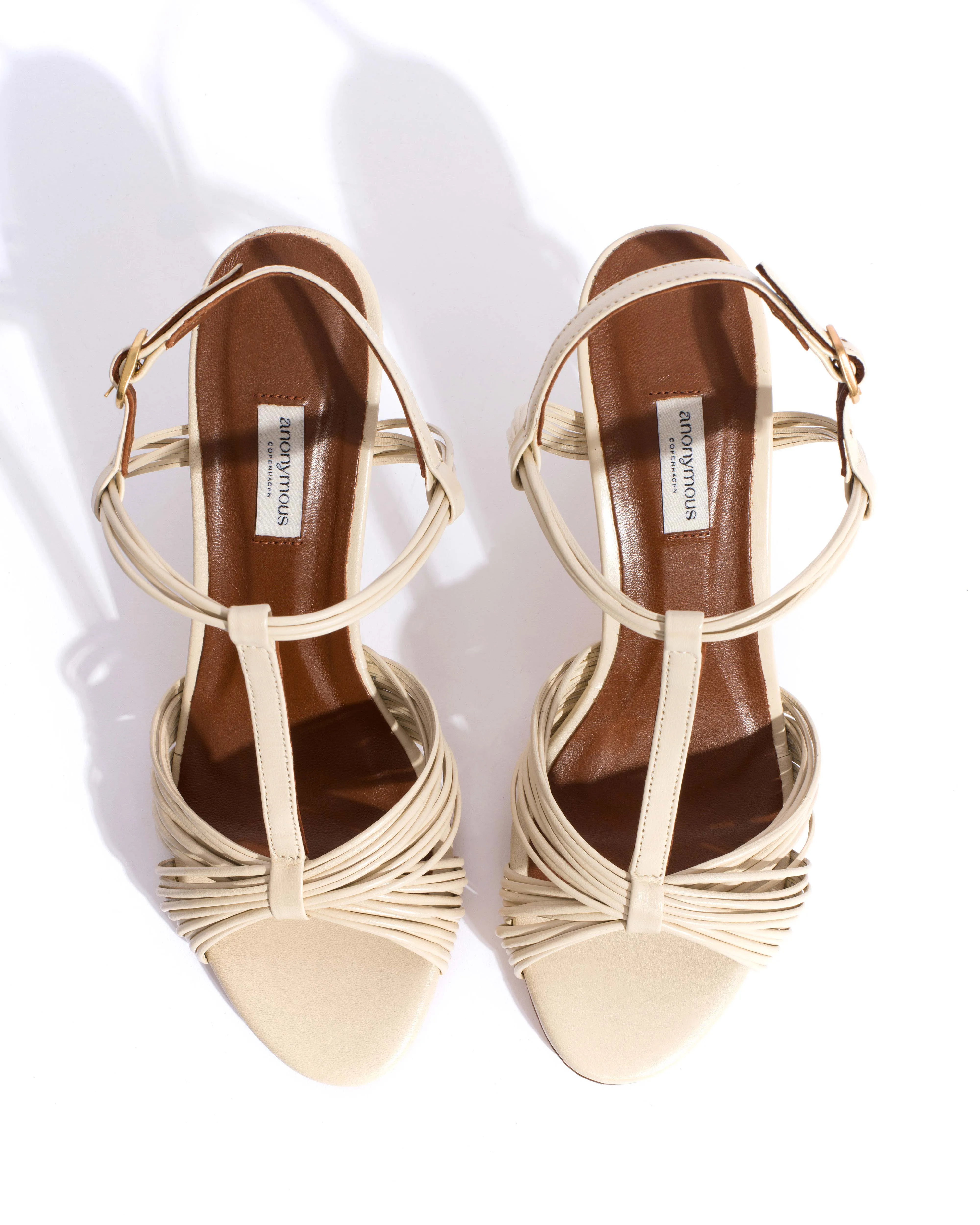 Alessandra 75 Shiny lamb White sand sold by Anonymous Copenhagen product image thumbnail 4