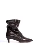 Sweeney 40 stiletto Crinkled soft calf Espresso brown sold by Anonymous Copenhagen
