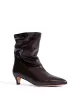 Sweeney 40 stiletto Crinkled soft calf Espresso brown sold by Anonymous Copenhagen