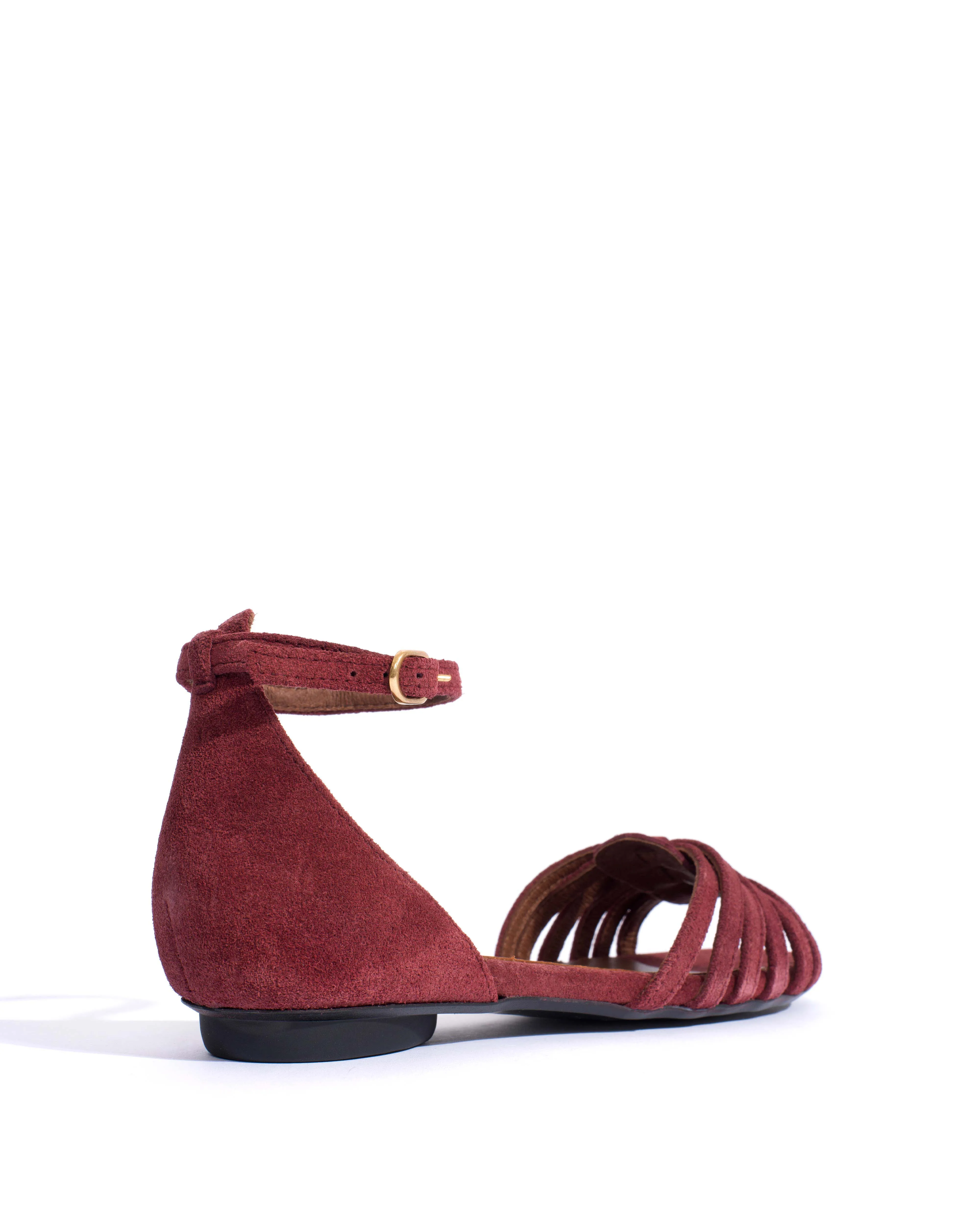 Mareike 10 Calf suede Pomegranate sold by Anonymous Copenhagen product image thumbnail 3