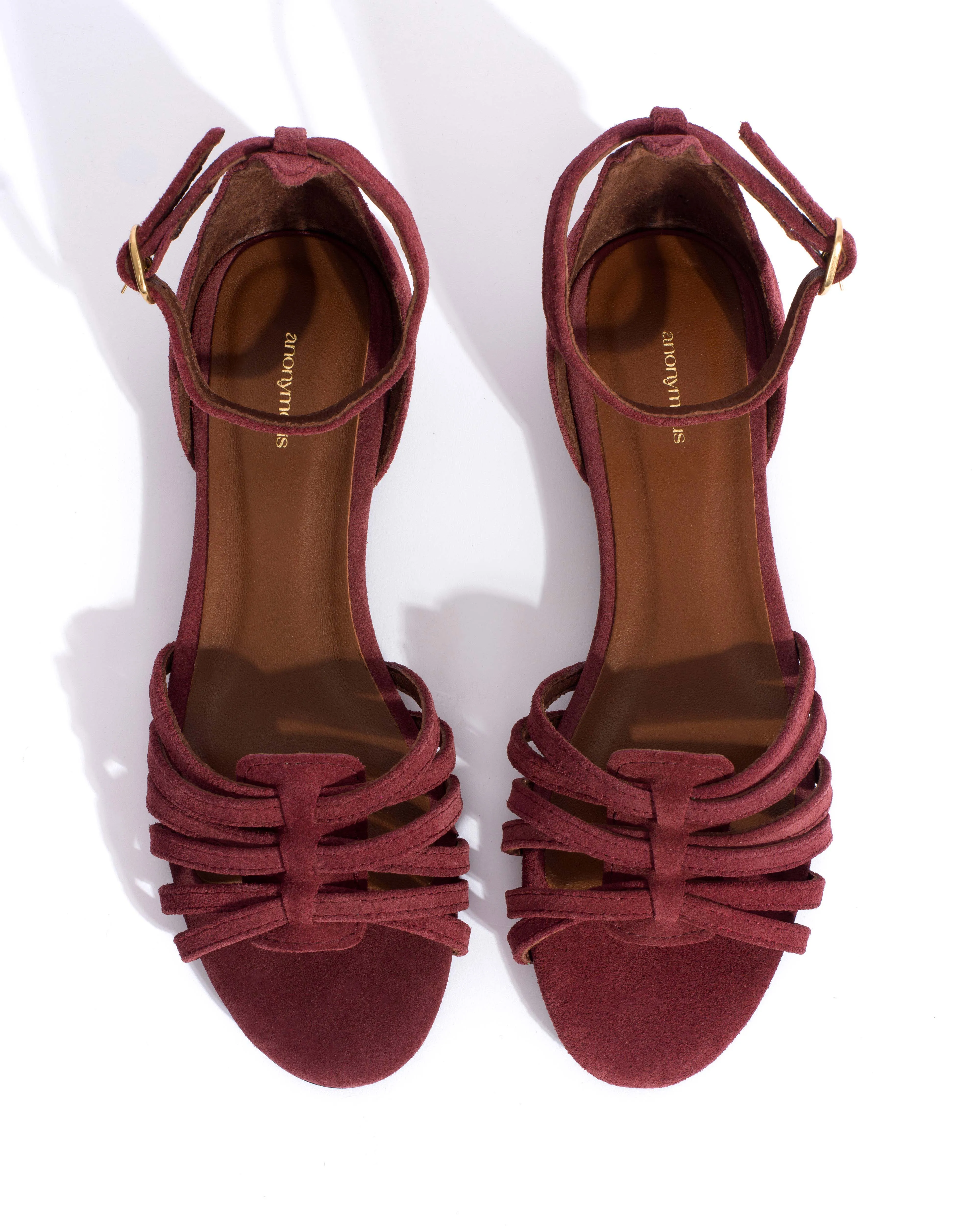 Mareike 10 Calf suede Pomegranate sold by Anonymous Copenhagen product image thumbnail 4