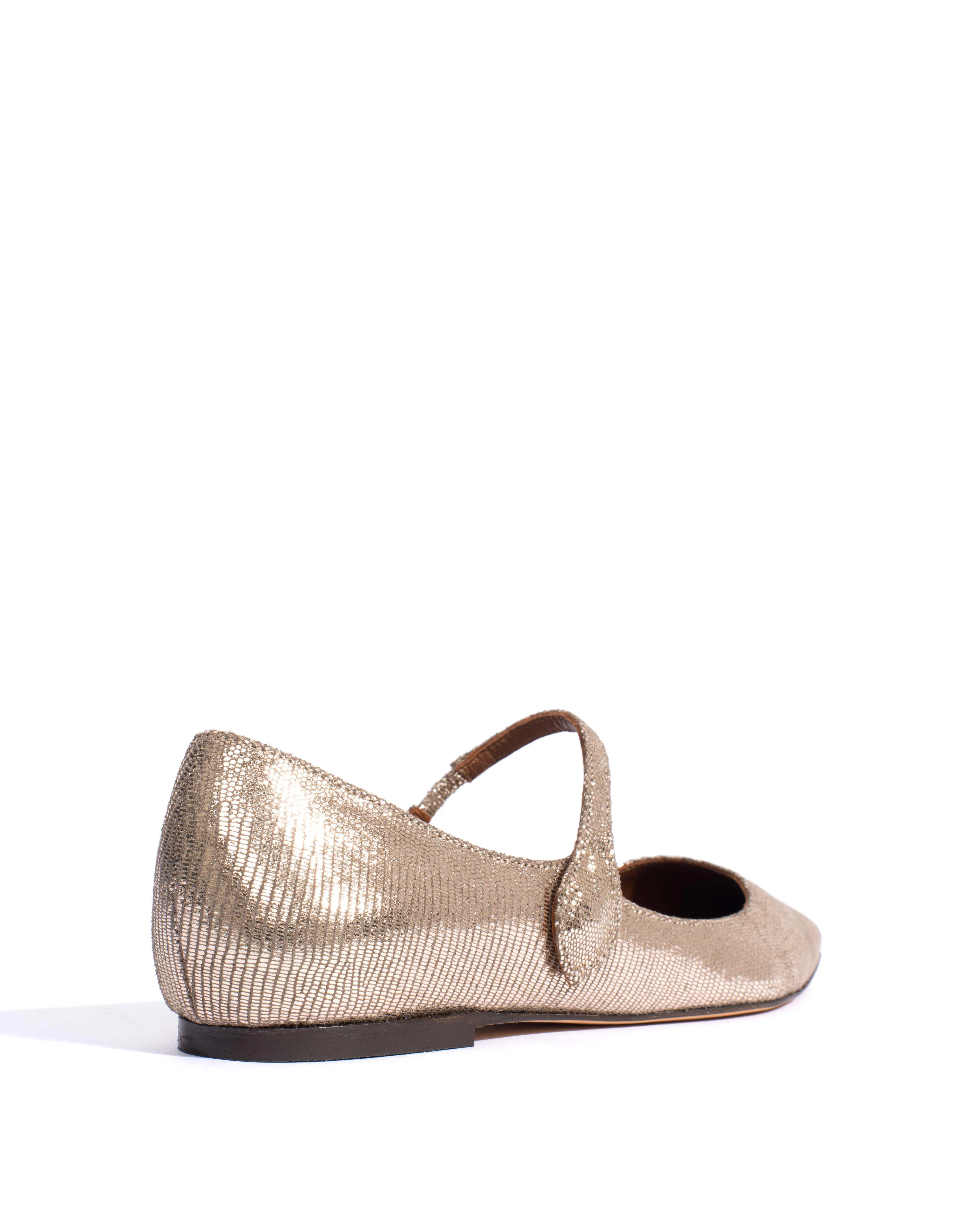 Fifi Lizard metallic goat Vintage champagne sold by Anonymous Copenhagen product image thumbnail 3