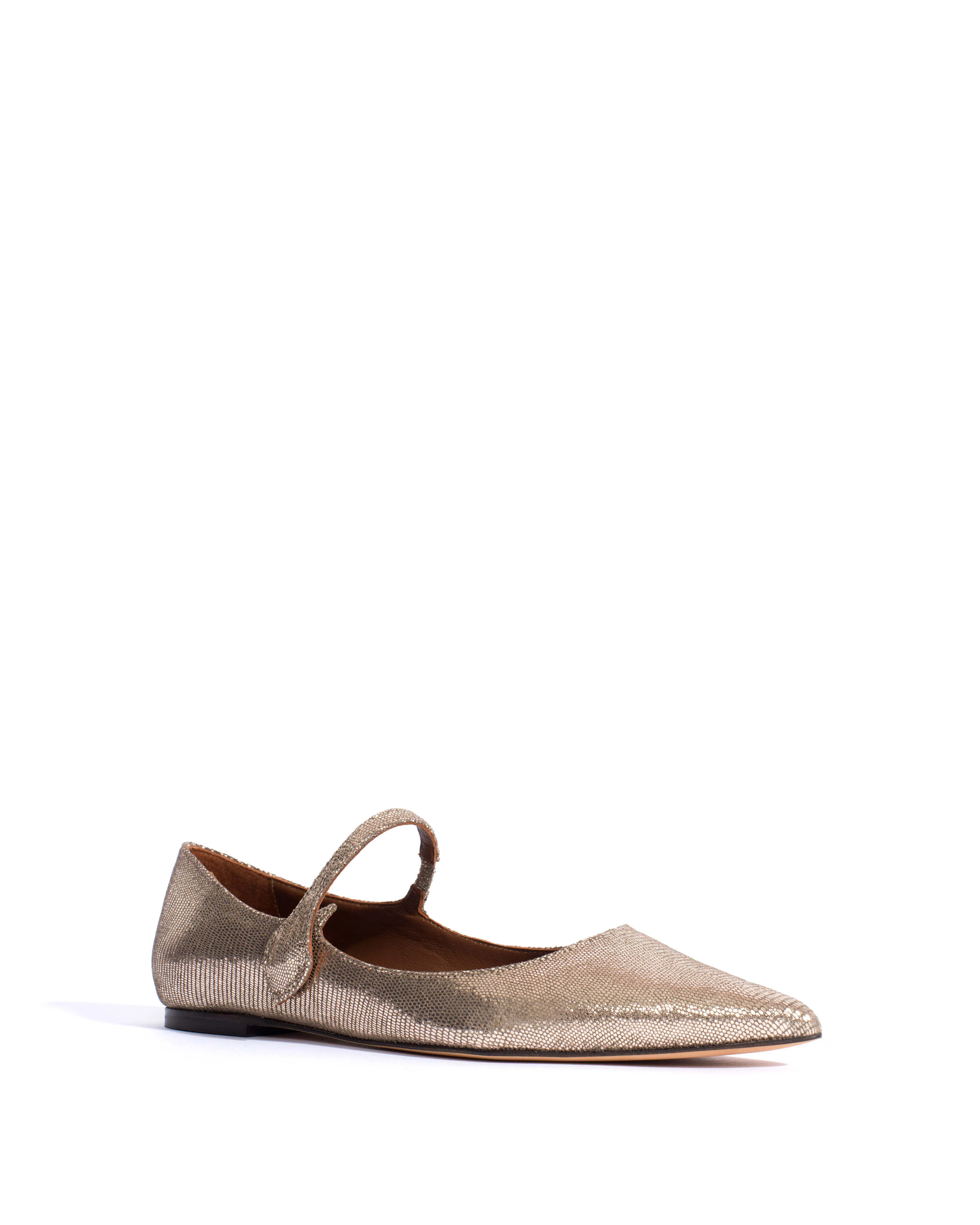 Fifi Lizard metallic goat Vintage champagne sold by Anonymous Copenhagen product image thumbnail 2