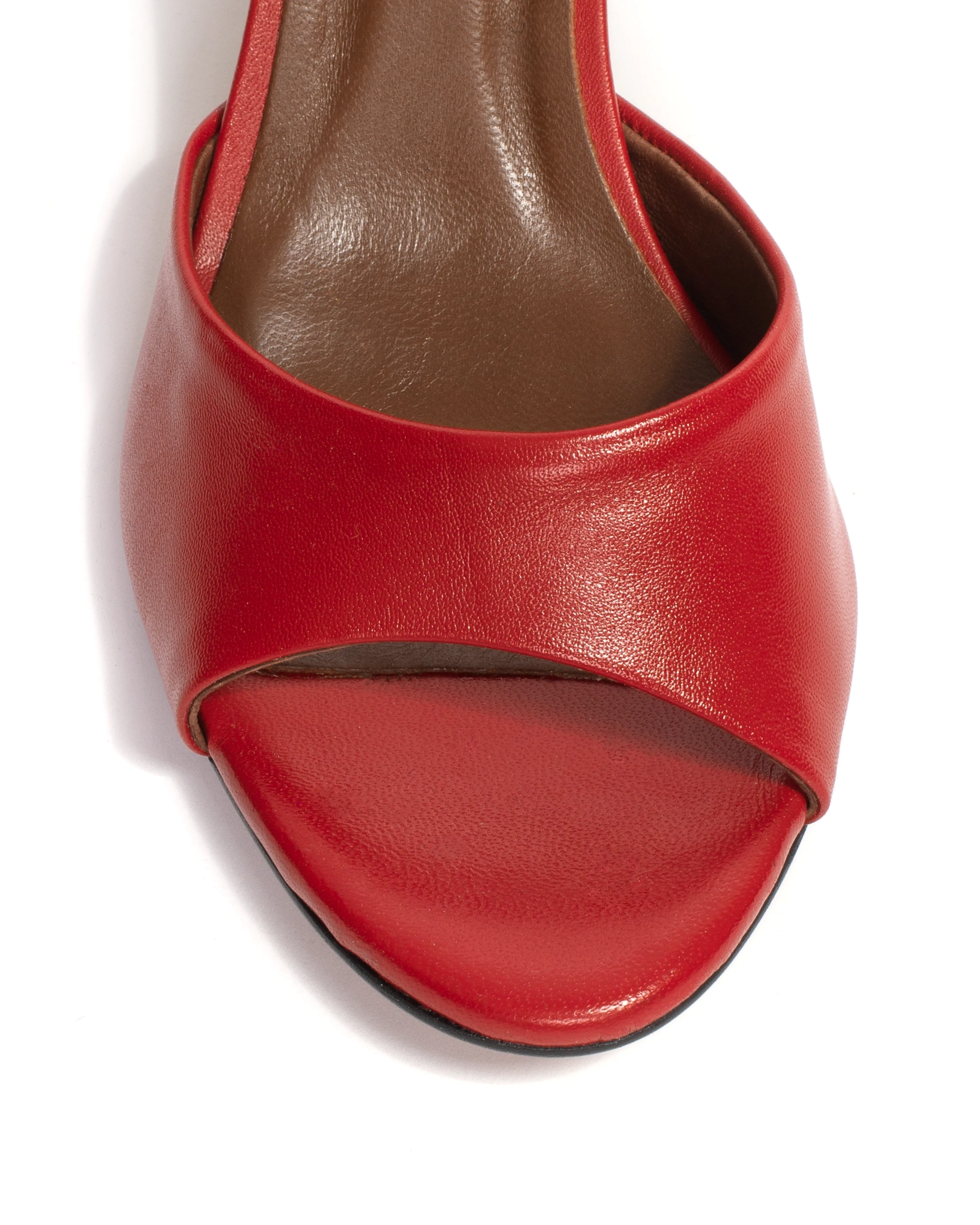 Jolie 55 Shiny lamb Ruby red sold by Anonymous Copenhagen product image thumbnail 5