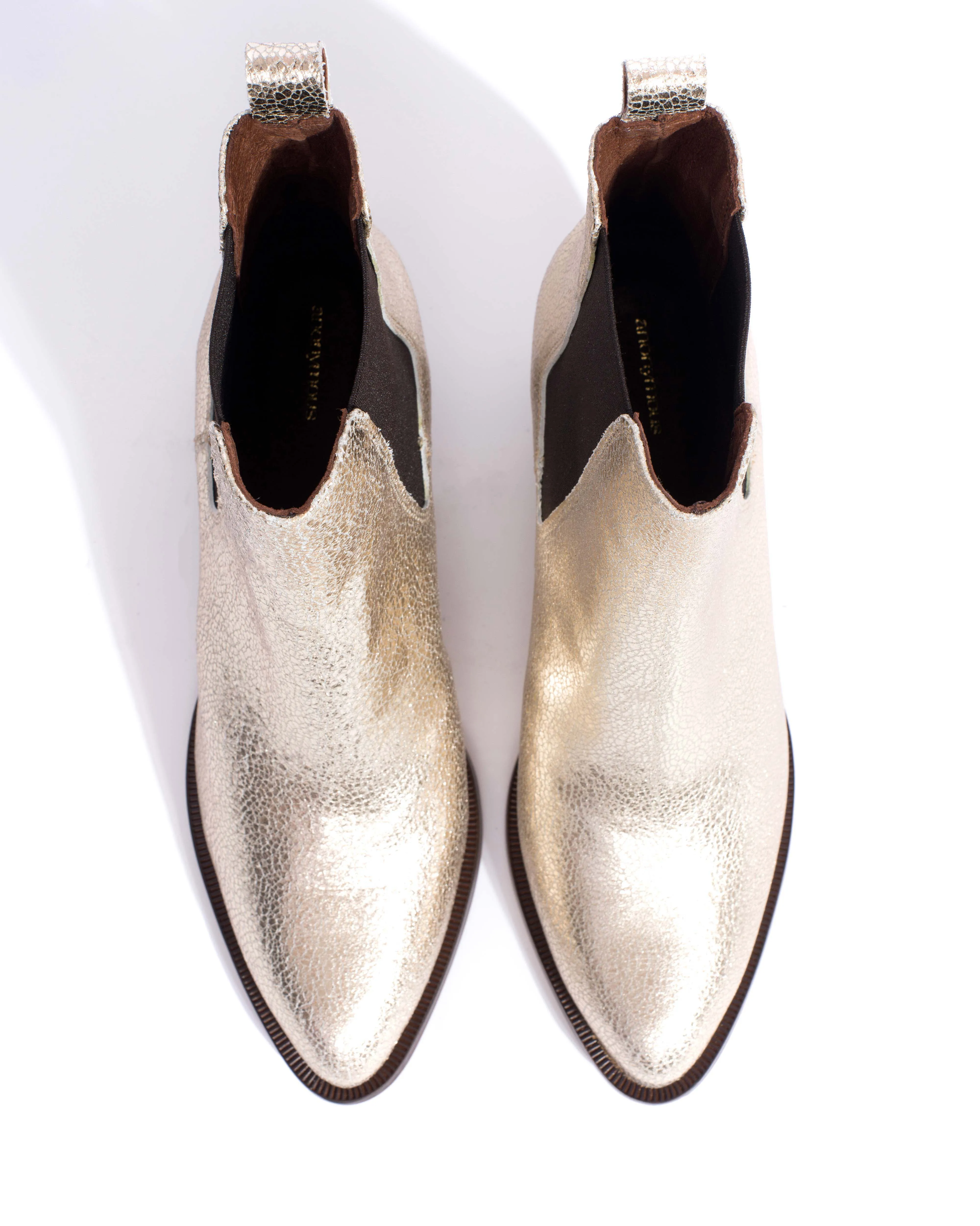 Faith Crackled metallic goat Champagne sold by Anonymous Copenhagen product image thumbnail 3