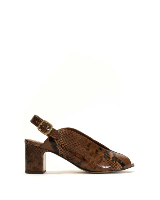 Trisia Snake calf Hazelnut made by Anonymous Copenhagen