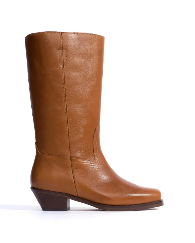 Tarisha Vegetal soft calf Cinnamon sold by Anonymous Copenhagen