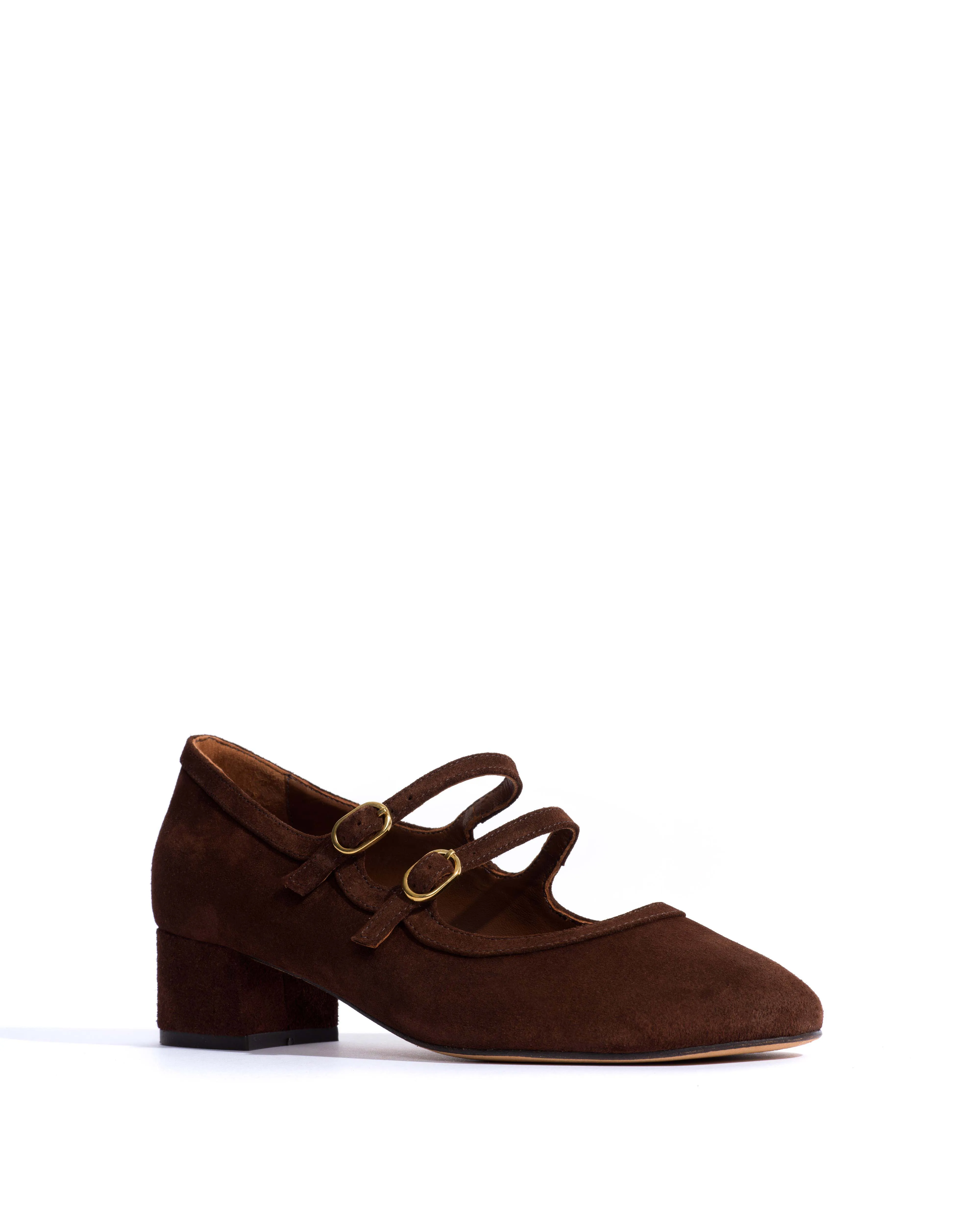 Balie 40 Calf suede Chocolate sold by Anonymous Copenhagen product image thumbnail 2