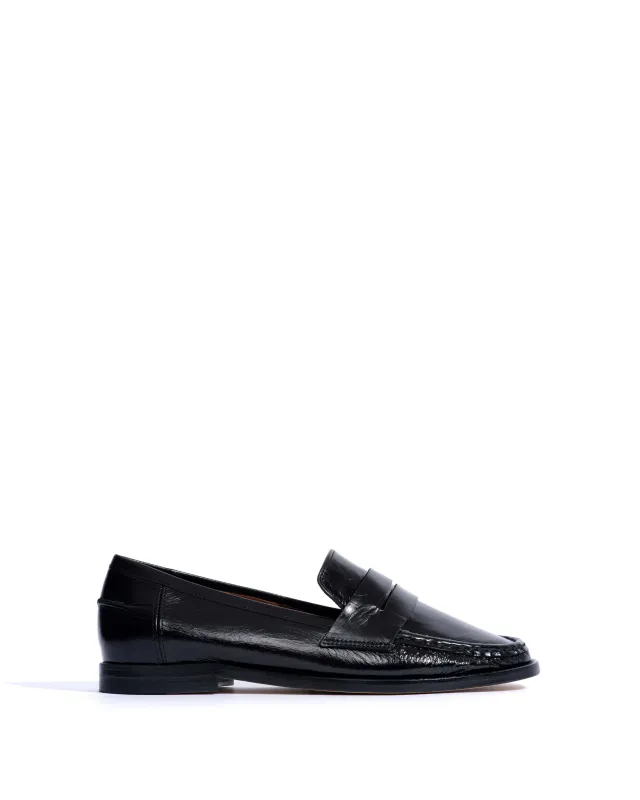 Jesha Crinkled soft calf Black sold by Anonymous Copenhagen