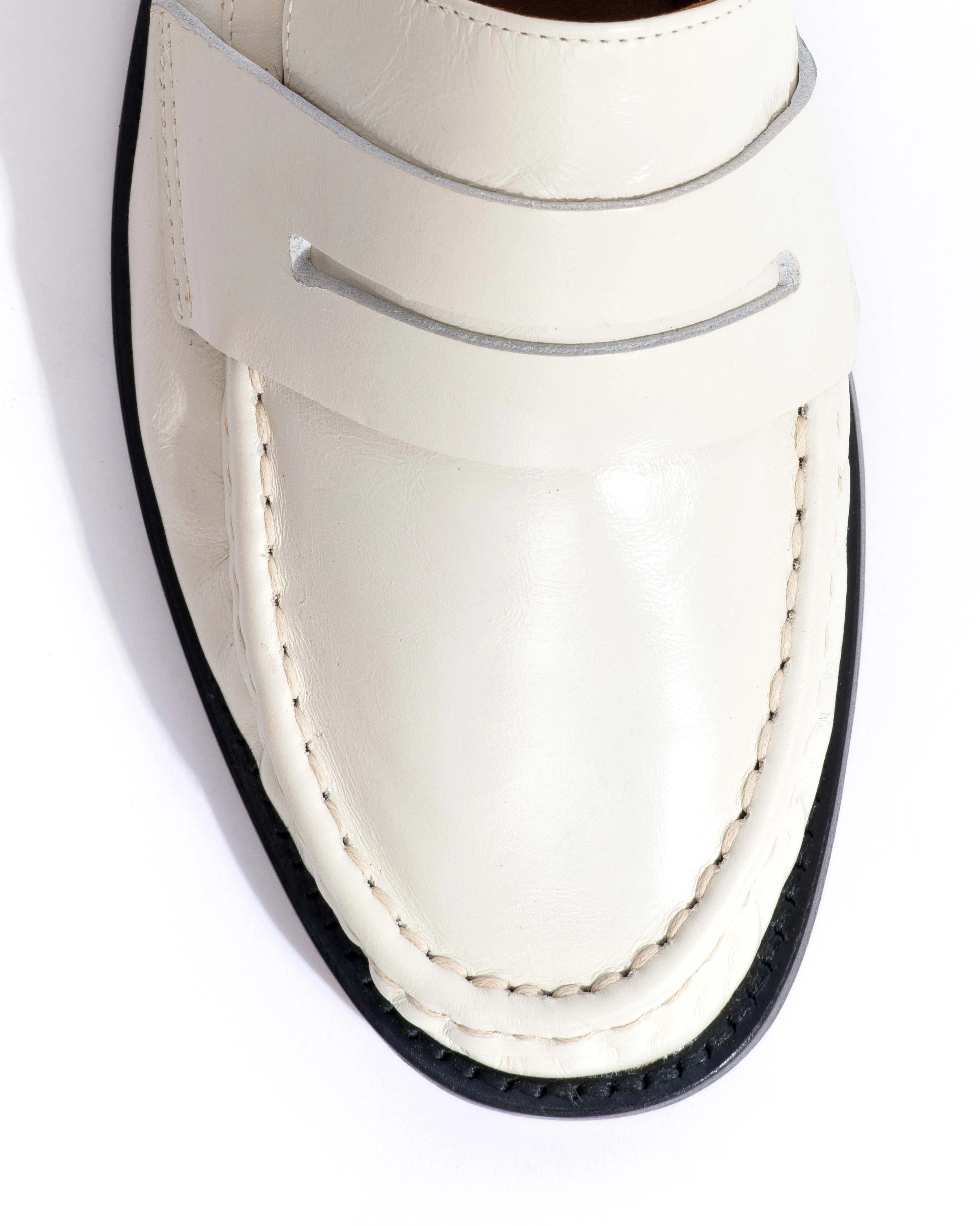 Jesha Crinkled soft calf White sand sold by Anonymous Copenhagen product image thumbnail 5