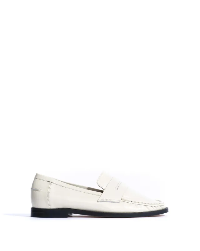 Jesha Crinkled soft calf White sand sold by Anonymous Copenhagen