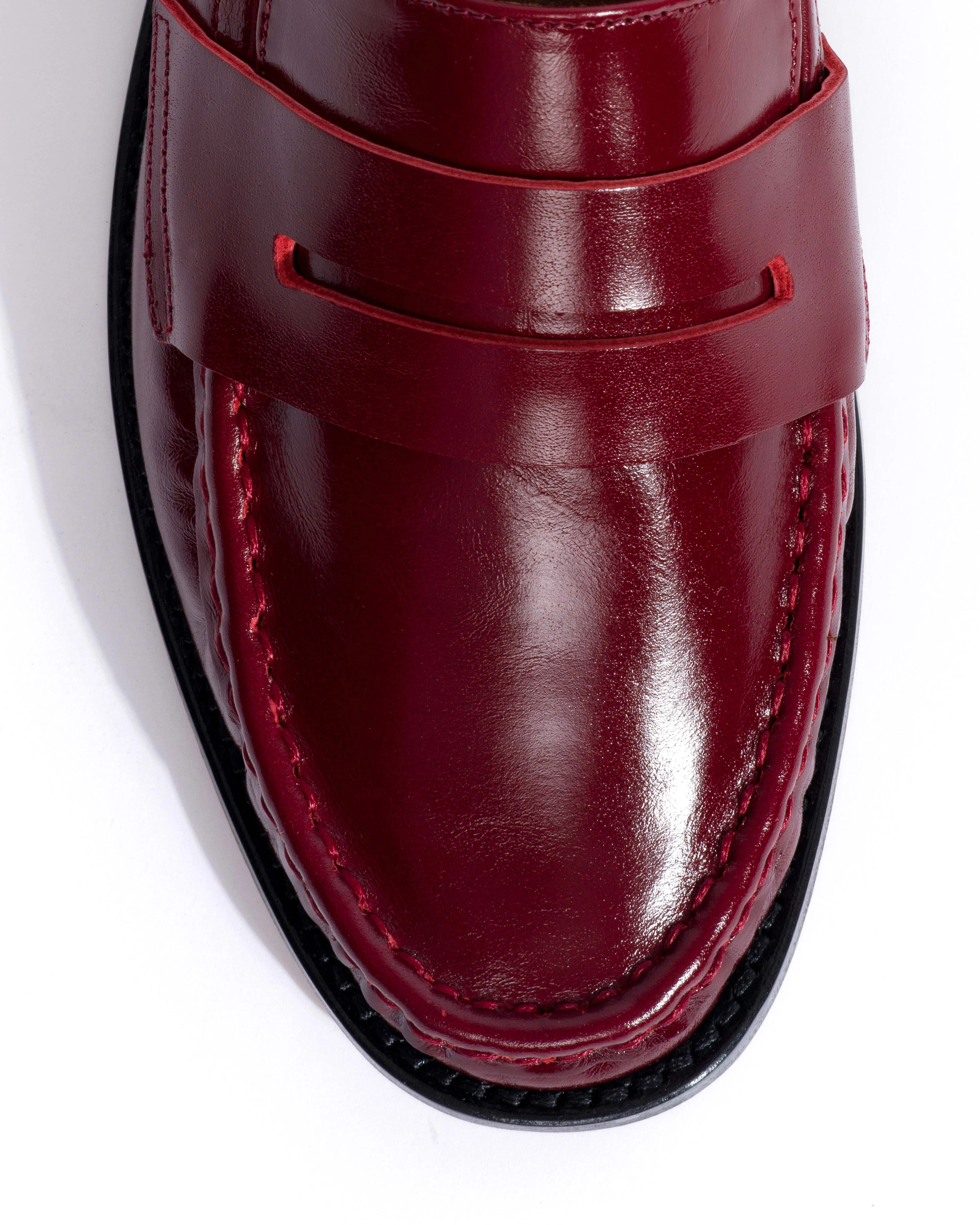 Jesha Crinkled soft calf Pomegranate sold by Anonymous Copenhagen product image thumbnail 5