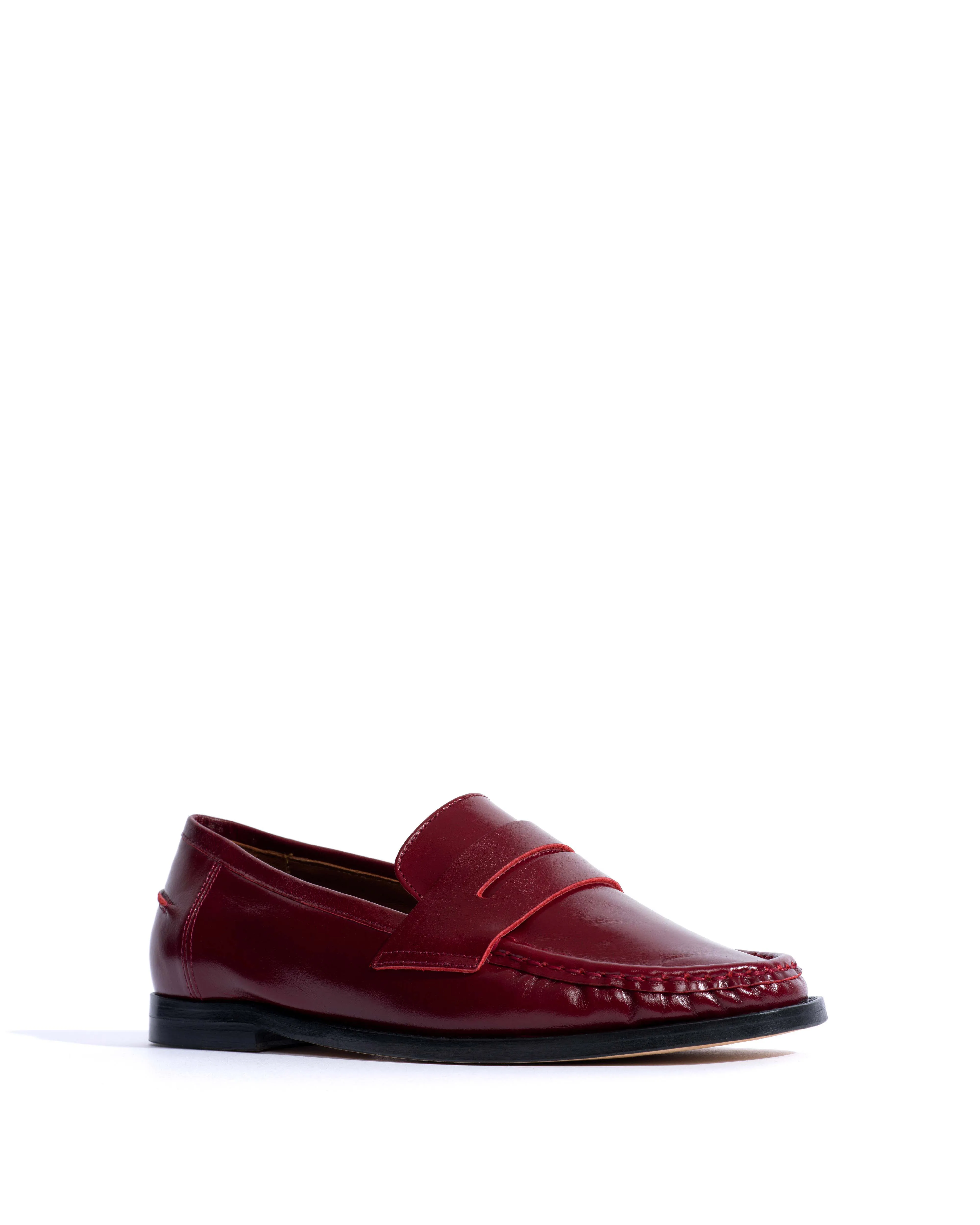 Jesha Crinkled soft calf Pomegranate sold by Anonymous Copenhagen product image thumbnail 2