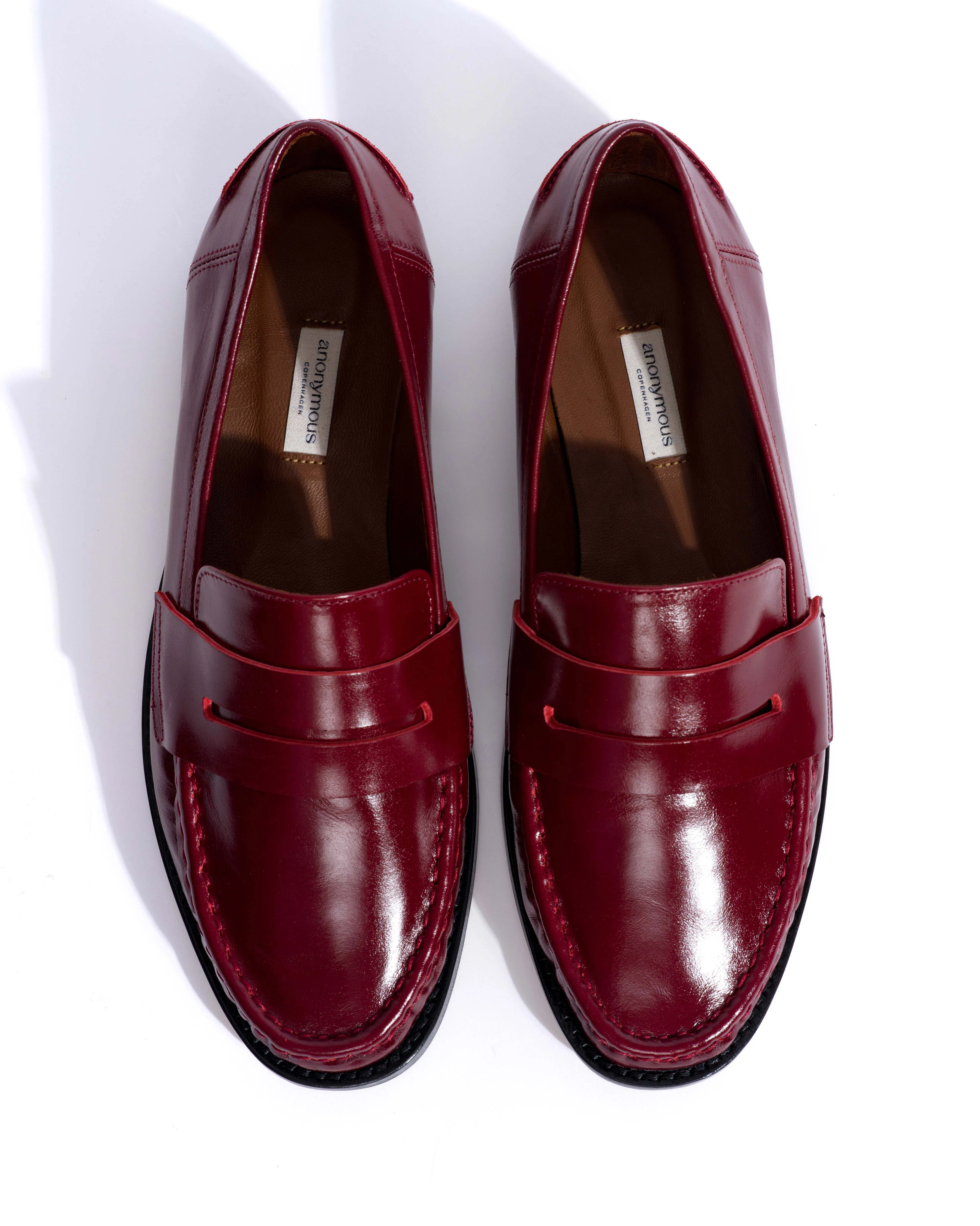 Jesha Crinkled soft calf Pomegranate sold by Anonymous Copenhagen product image thumbnail 4