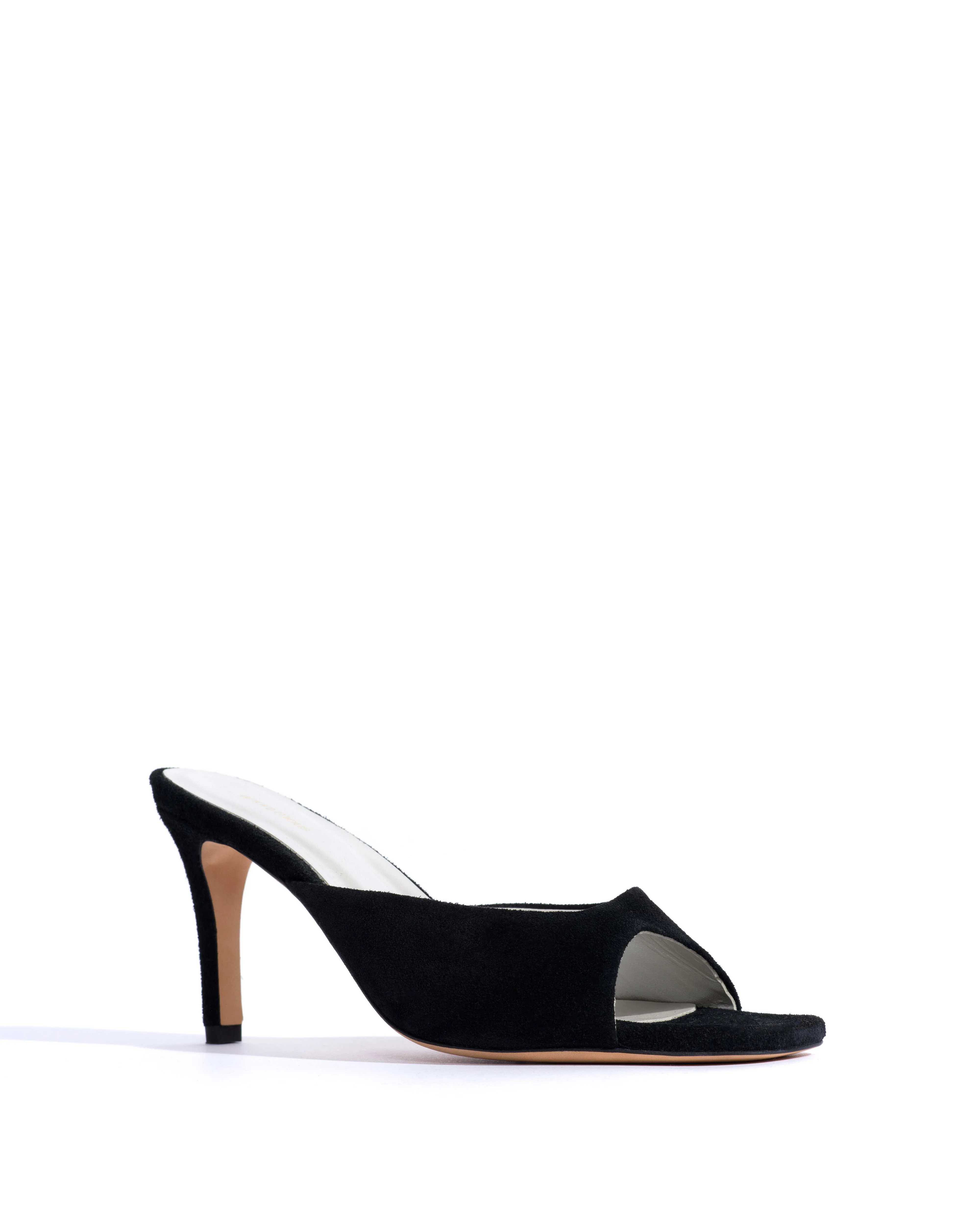 Mazy 75 Calf suede & lining Black & silver sold by Anonymous Copenhagen product image thumbnail 2