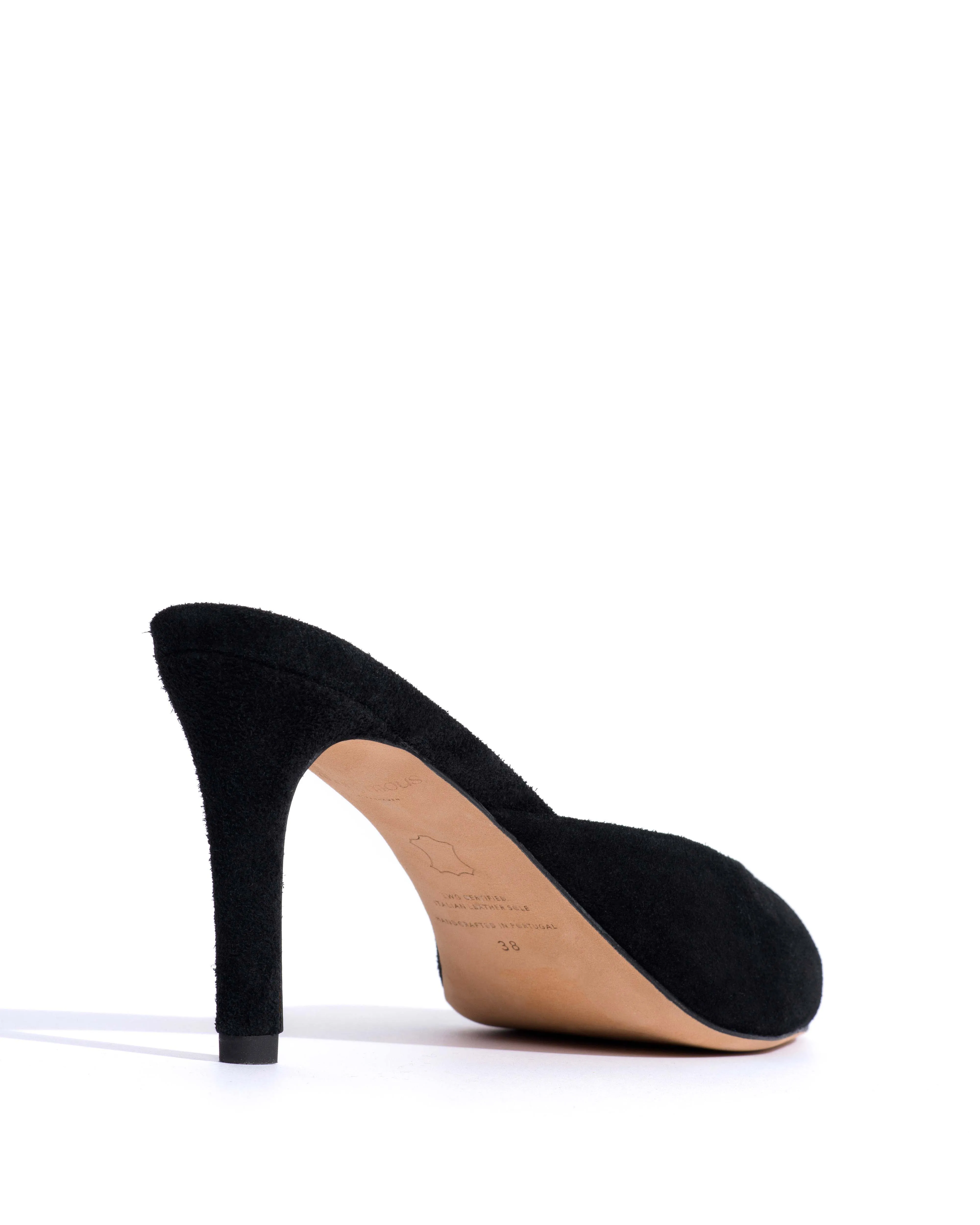 Mazy 75 Calf suede & lining Black & silver sold by Anonymous Copenhagen product image thumbnail 3