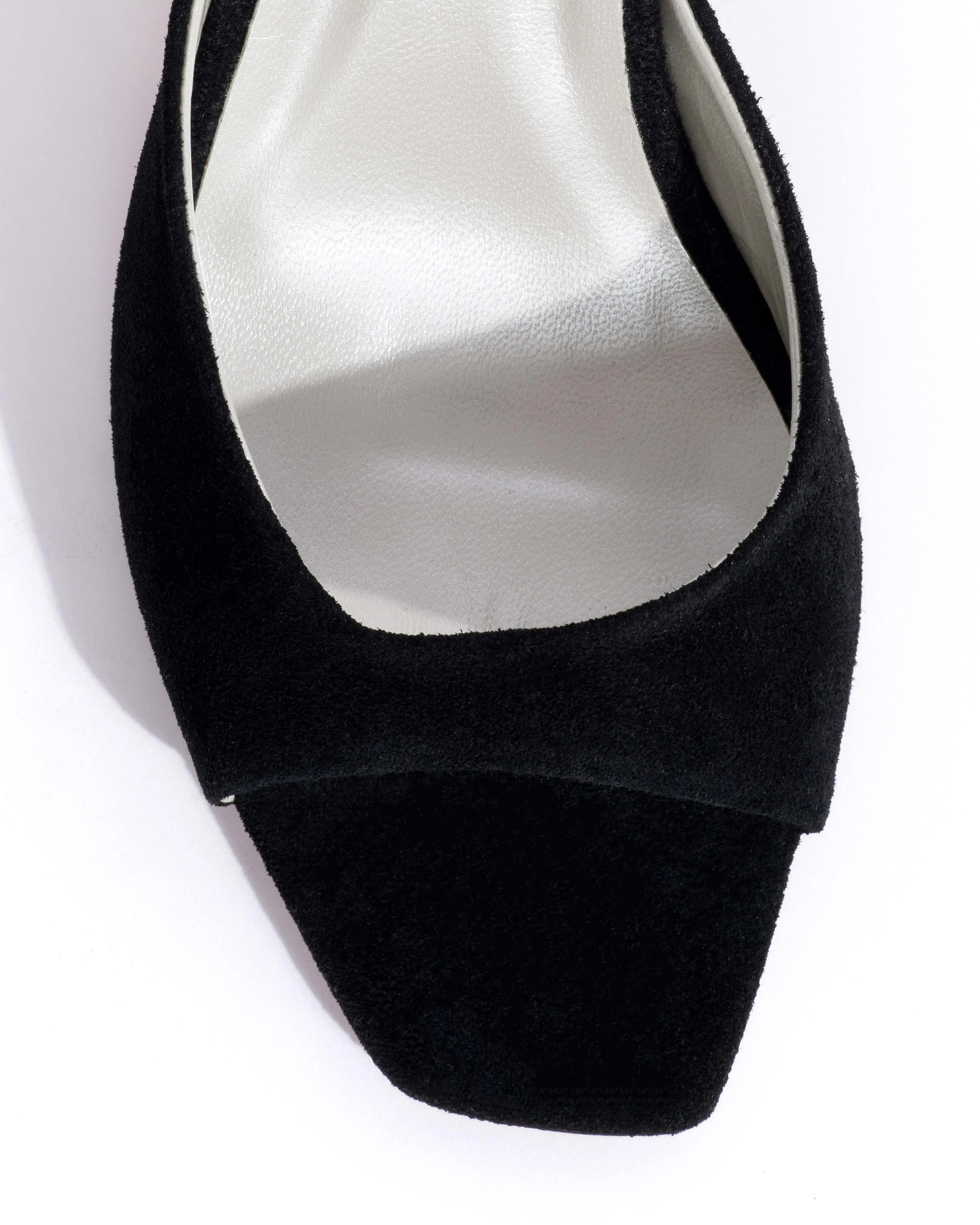 Mazy 75 Calf suede & lining Black & silver sold by Anonymous Copenhagen product image thumbnail 5