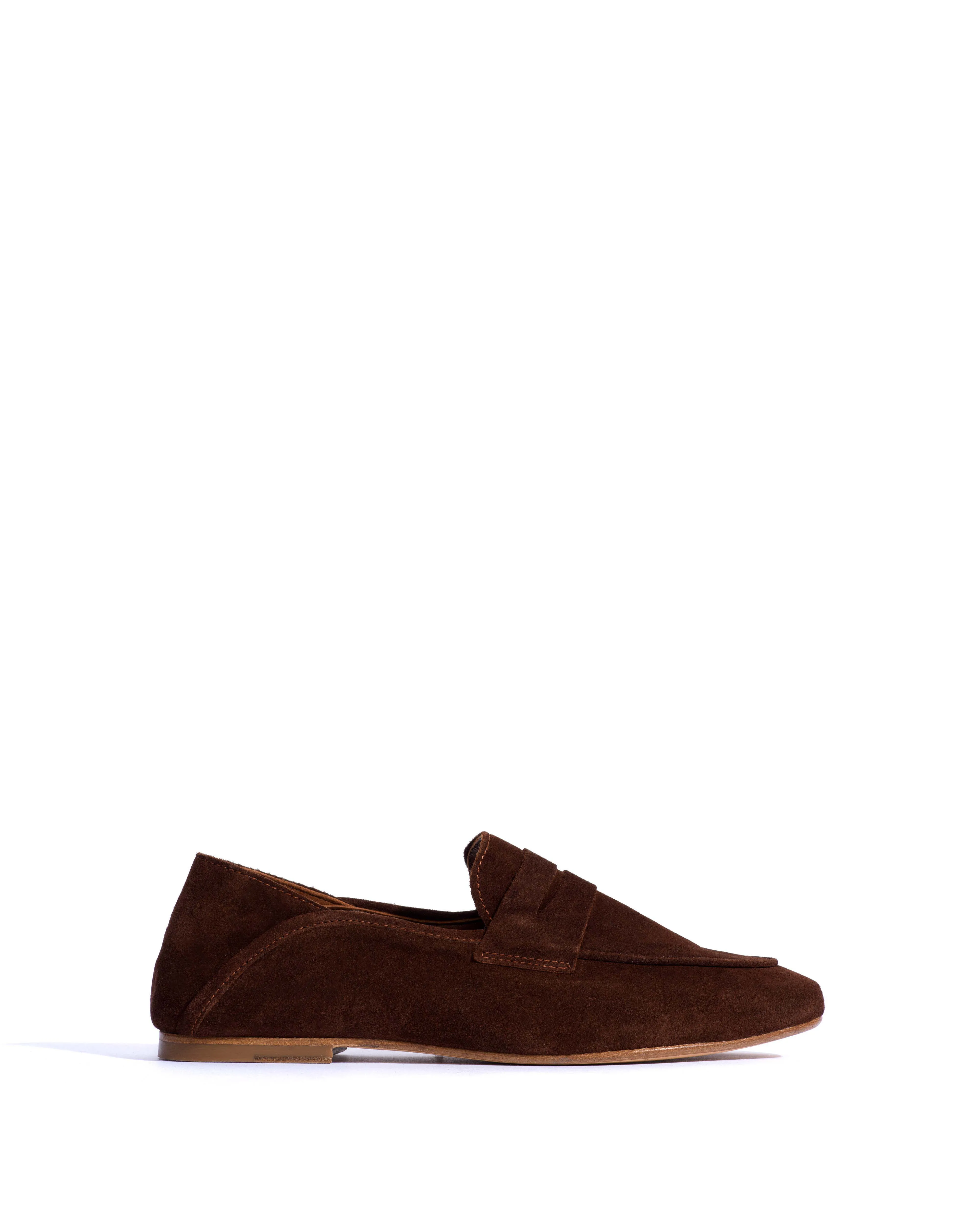 Lindsay Calf suede Chocolate sold by Anonymous Copenhagen