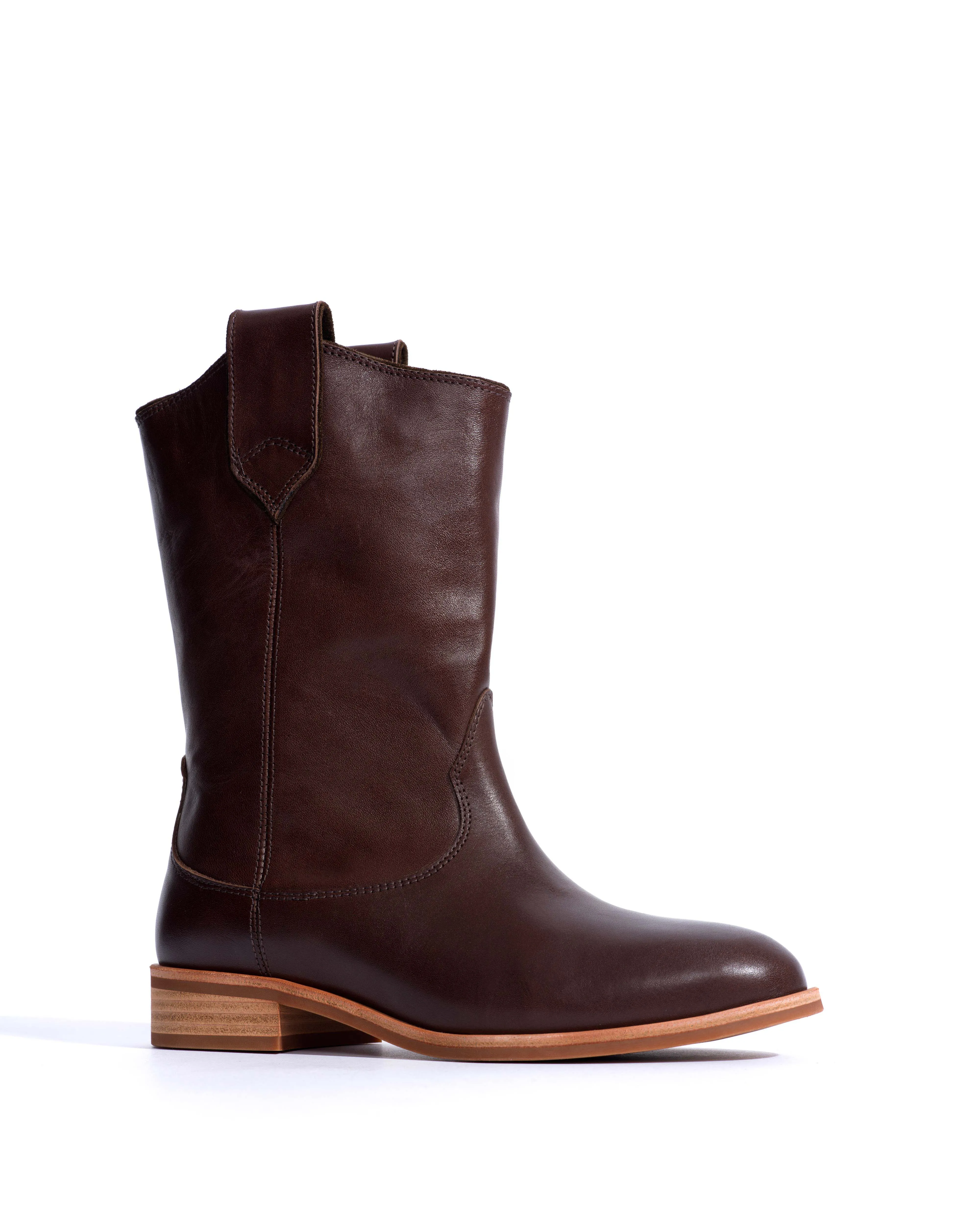 Claudia Vegetal soft calf Coffee brown sold by Anonymous Copenhagen product image thumbnail 2