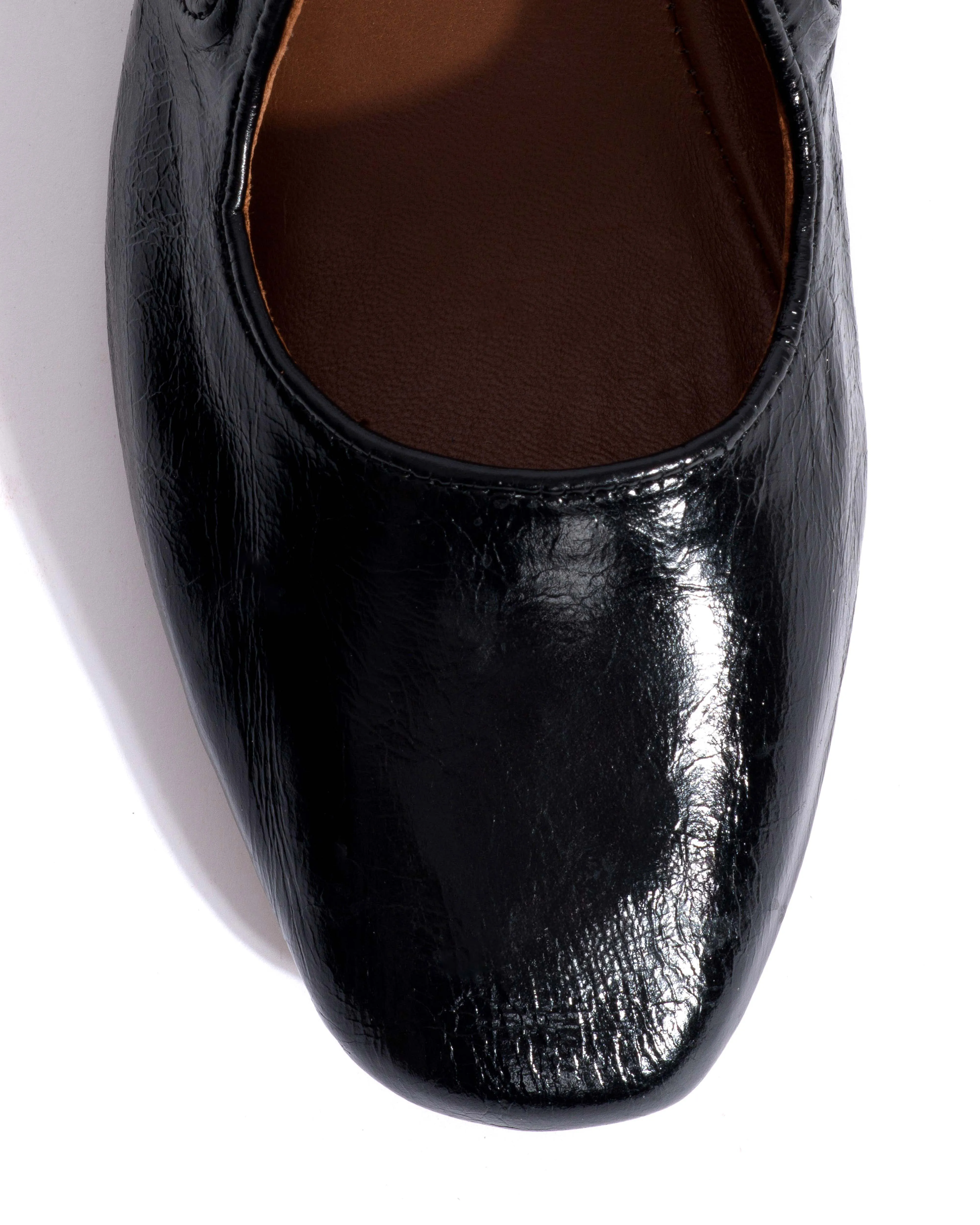 Praise Crinkled polished goat Black sold by Anonymous Copenhagen product image thumbnail 5