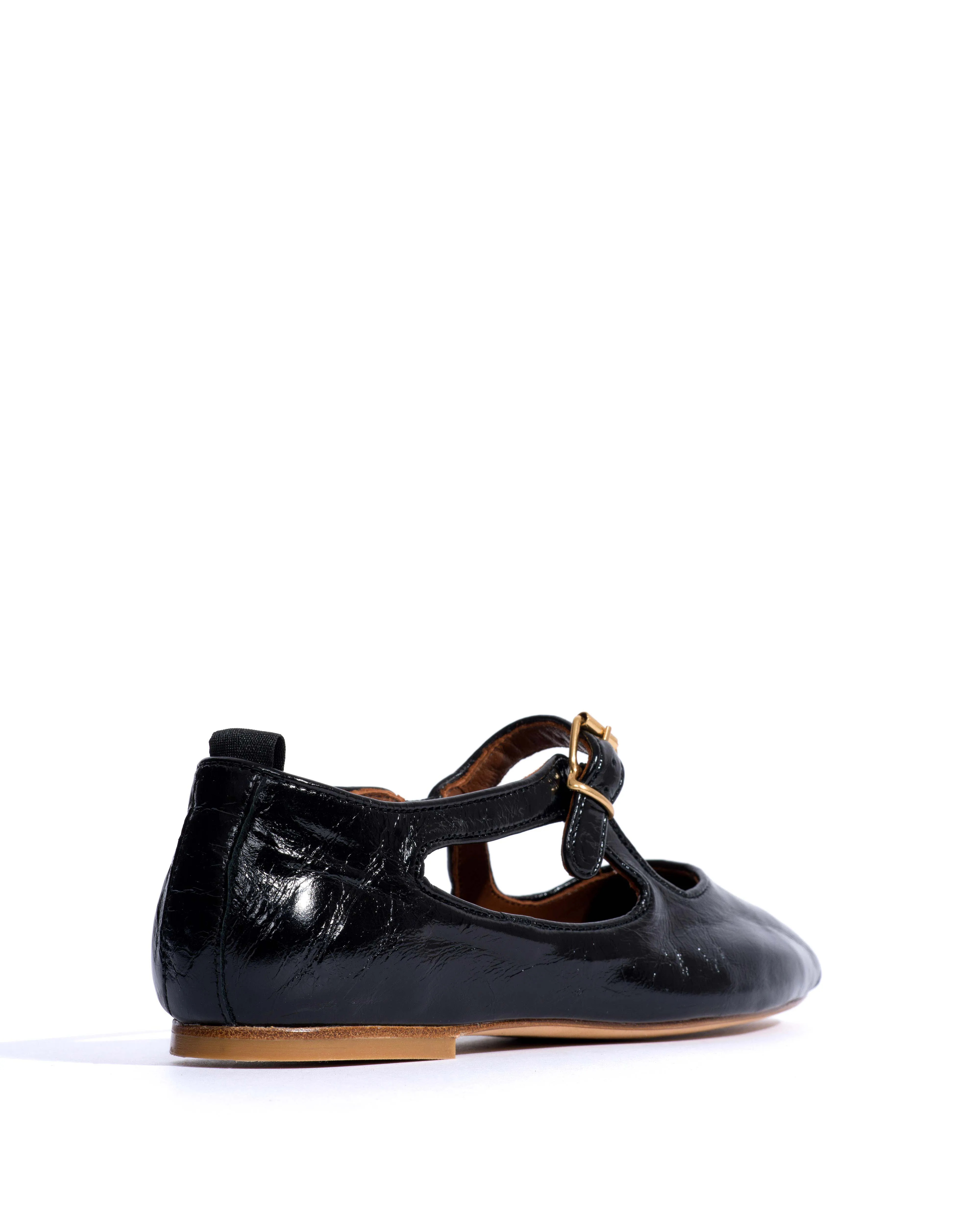 Praise Crinkled polished goat Black sold by Anonymous Copenhagen product image thumbnail 3