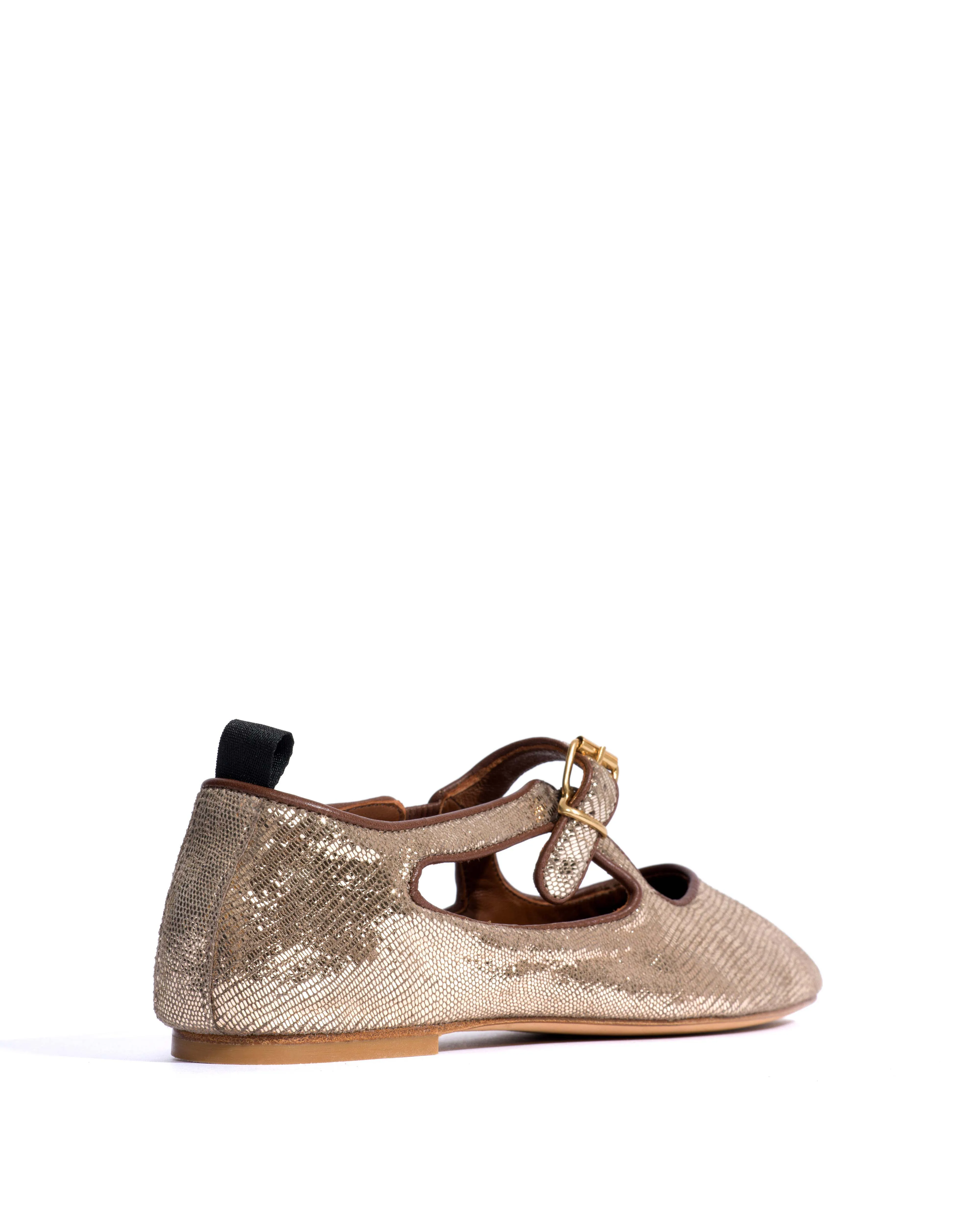 Praise Lizard metallic goat Vintage champagne sold by Anonymous Copenhagen product image thumbnail 3