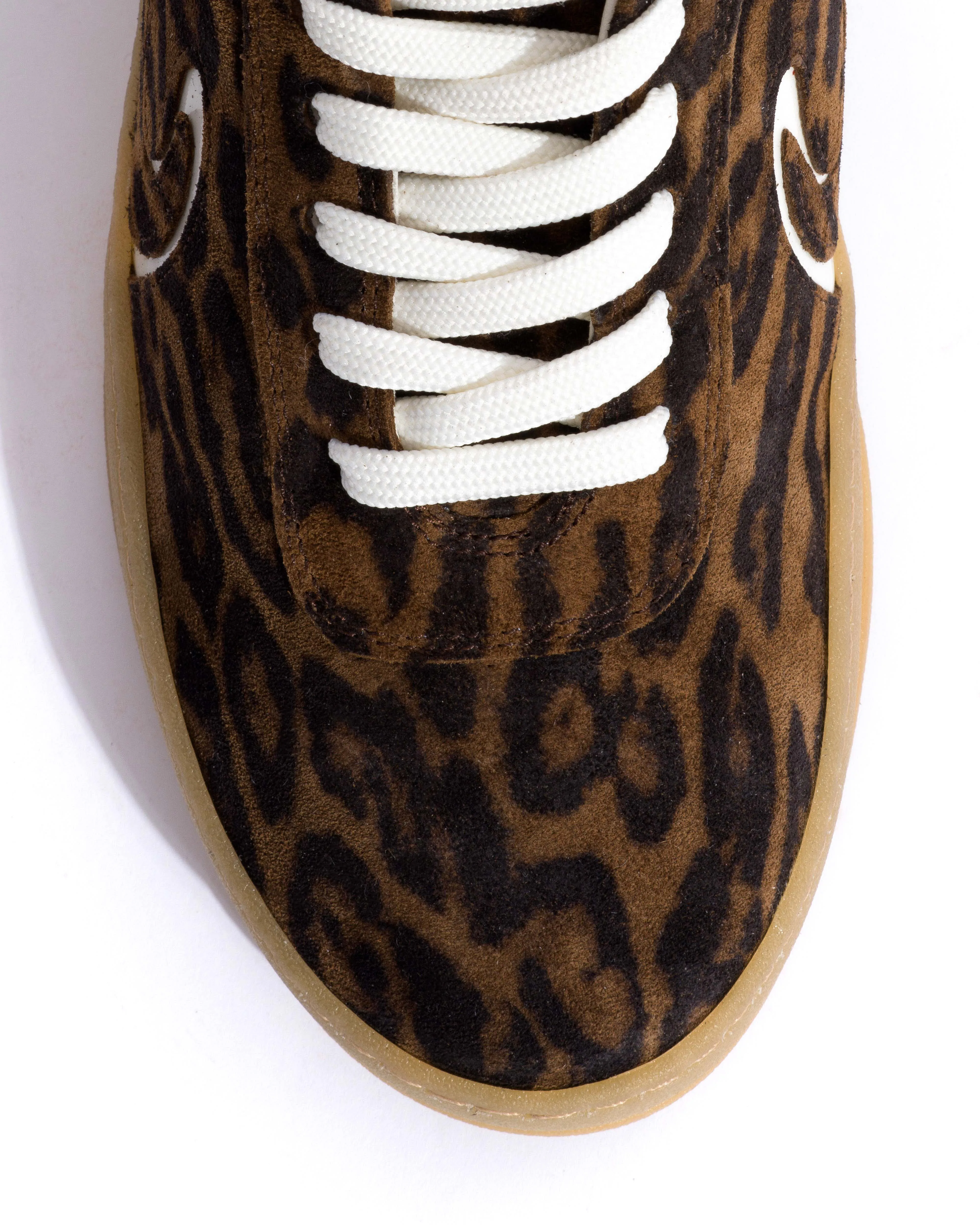Blaire Calf suede print & polished soft calf Jaguar & white sand sold by Anonymous Copenhagen product image thumbnail 5