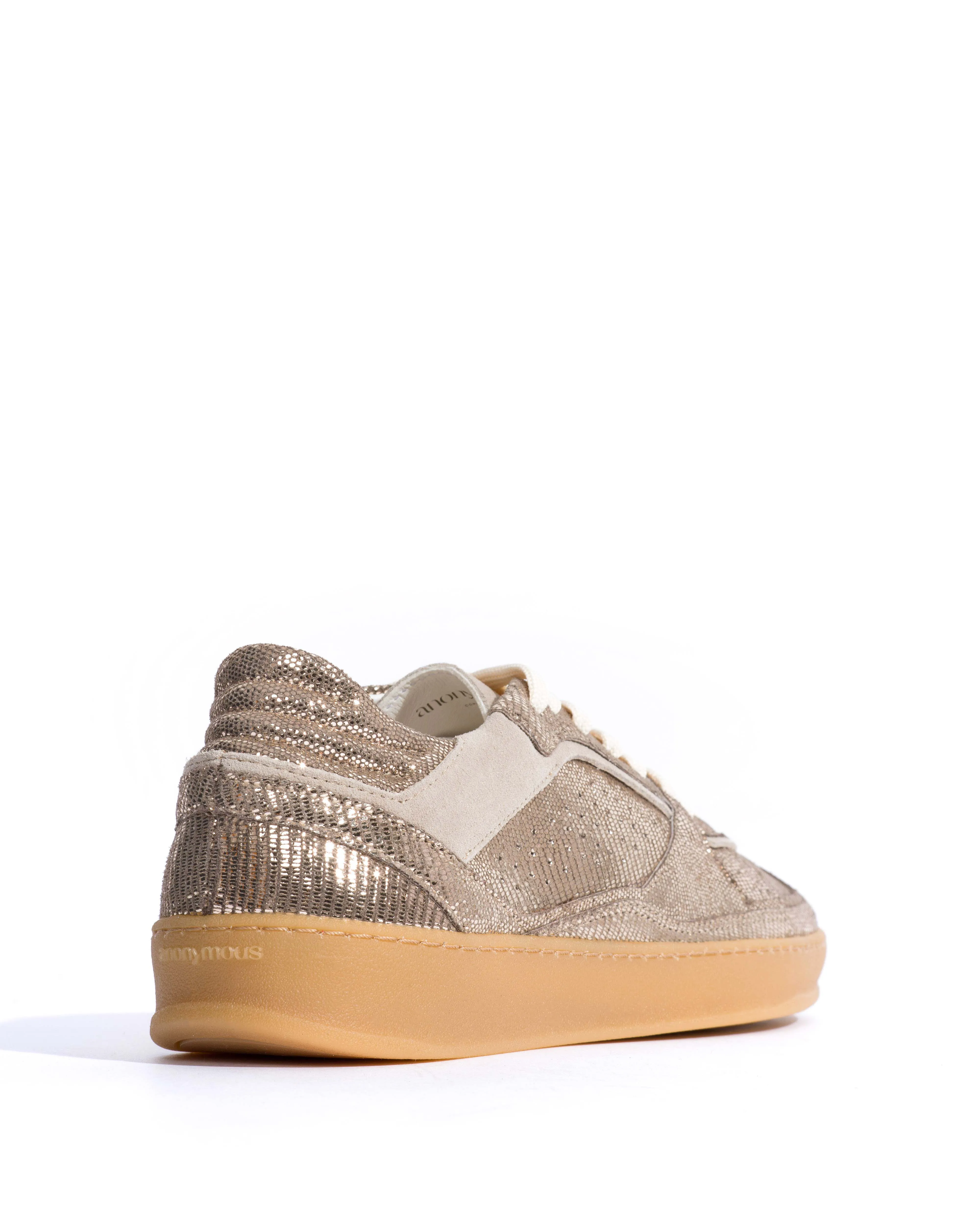 Dabbie Lizard metallic goat & suede leather Vintage champagne & white sand sold by Anonymous Copenhagen product image thumbnail 4