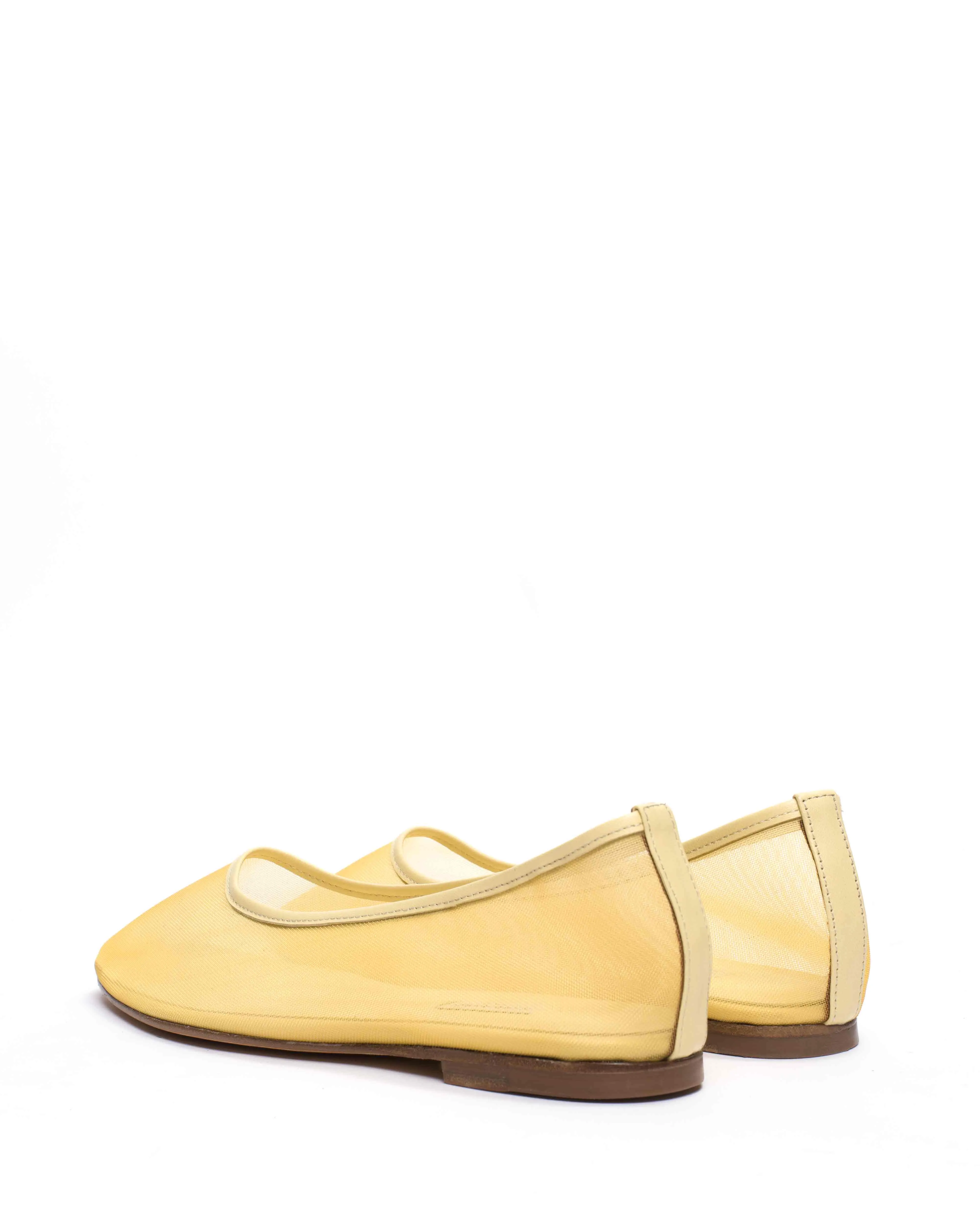 Sacha mesh Shiny lamb & mesh Lemon sold by Anonymous Copenhagen product image thumbnail 4