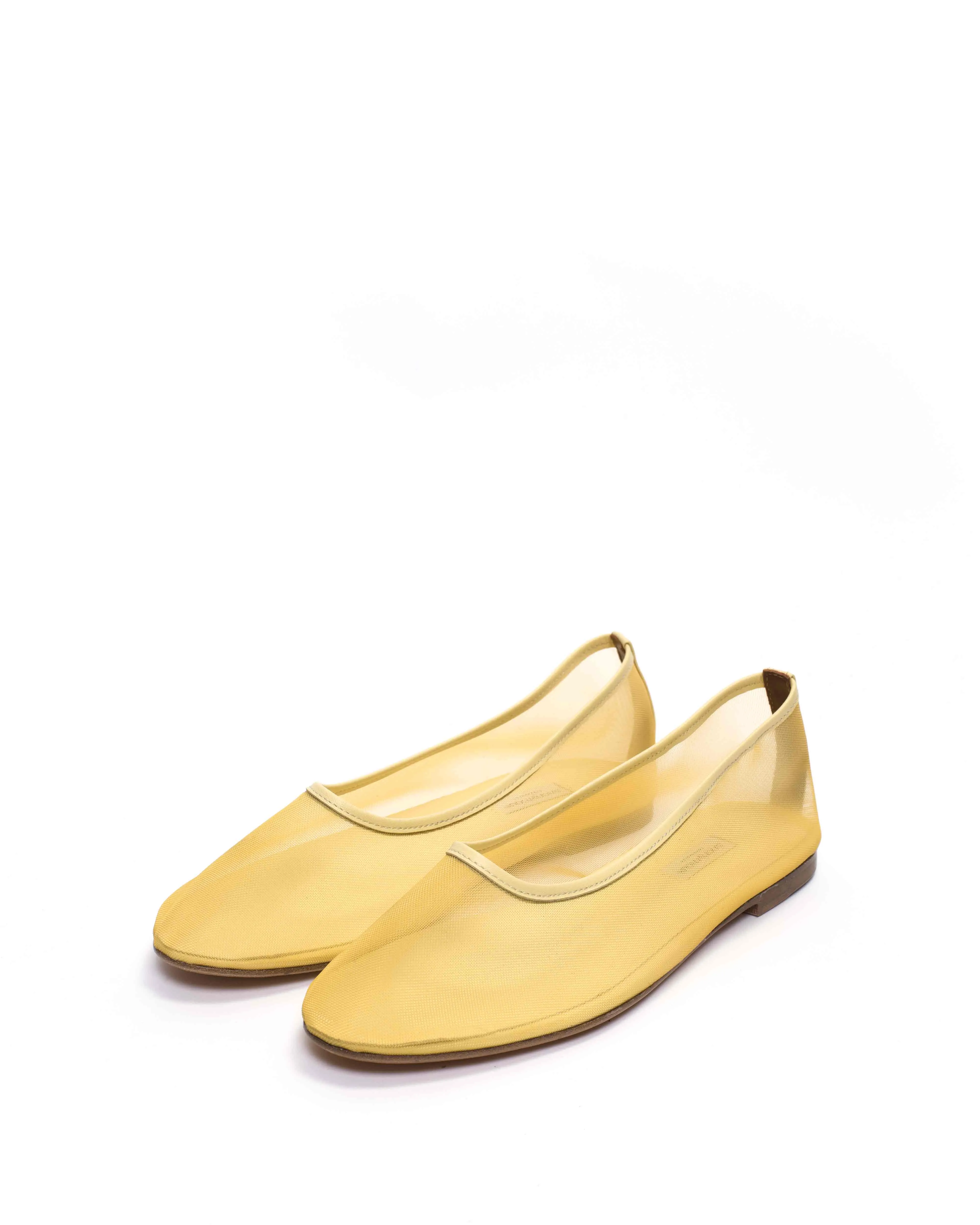 Sacha mesh Shiny lamb & mesh Lemon sold by Anonymous Copenhagen product image thumbnail 2