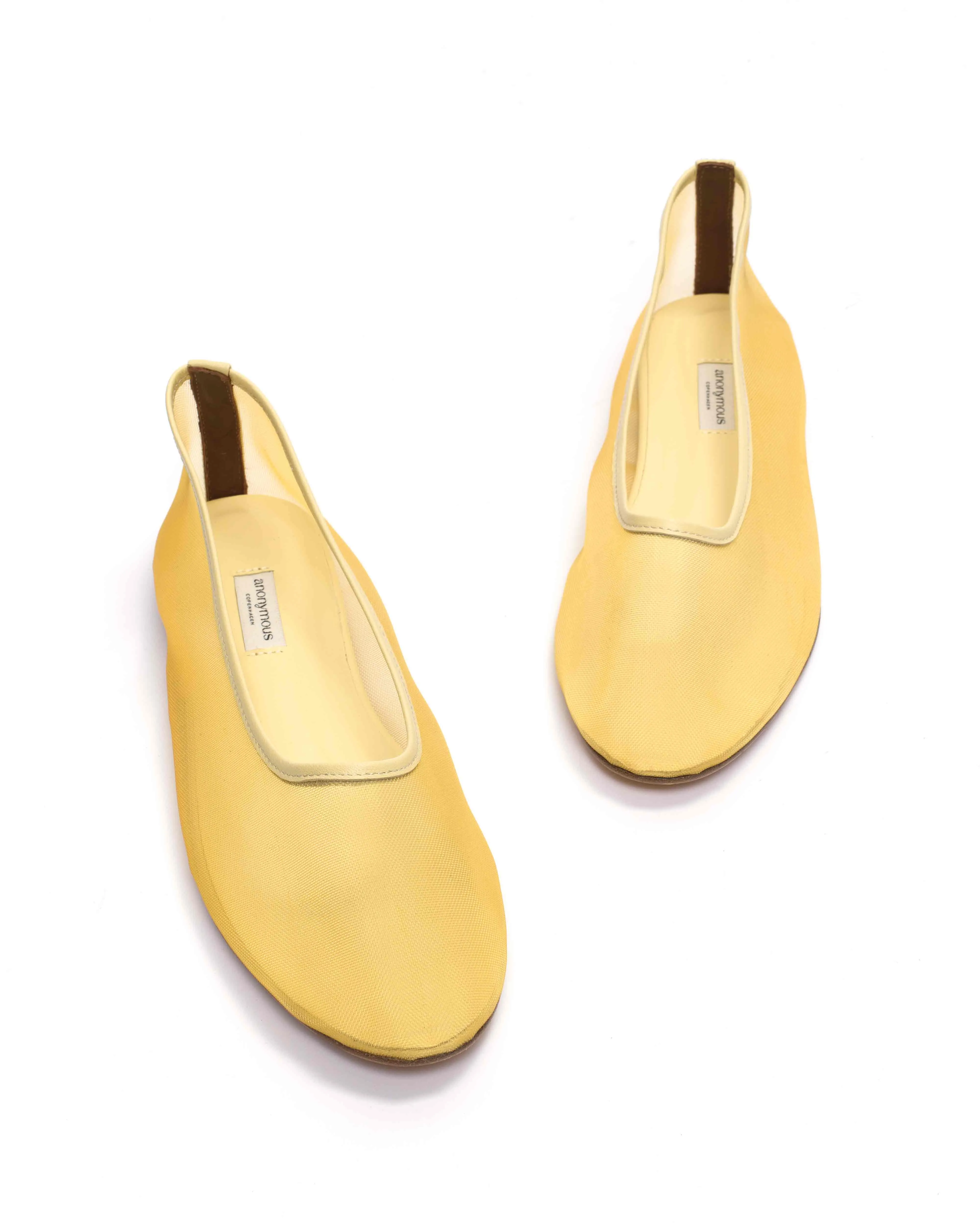 Sacha mesh Shiny lamb & mesh Lemon sold by Anonymous Copenhagen product image thumbnail 5