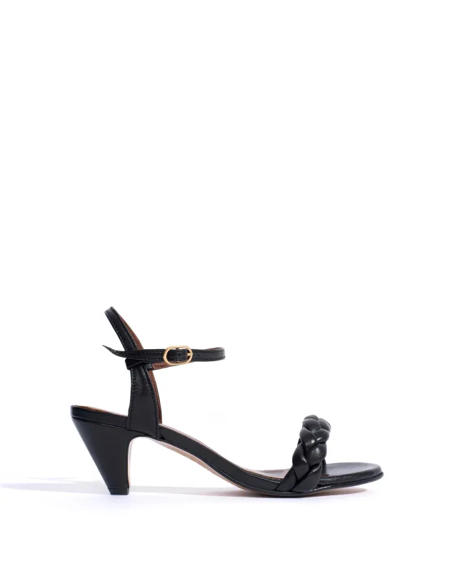 Grace 50 stiletto Shiny lamb Black sold by Anonymous Copenhagen