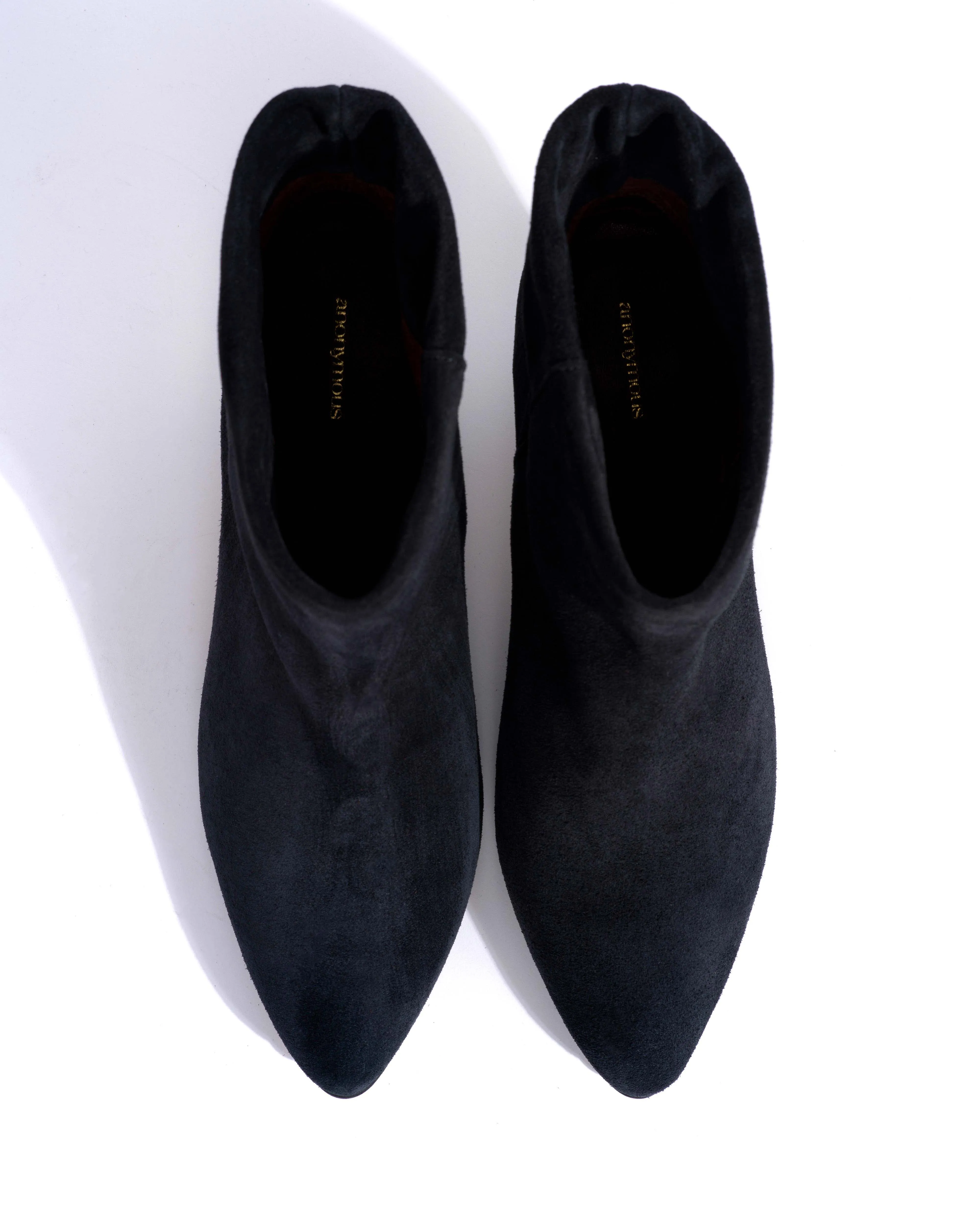 Hilly 50 stiletto Calf suede Off black sold by Anonymous Copenhagen product image thumbnail 4
