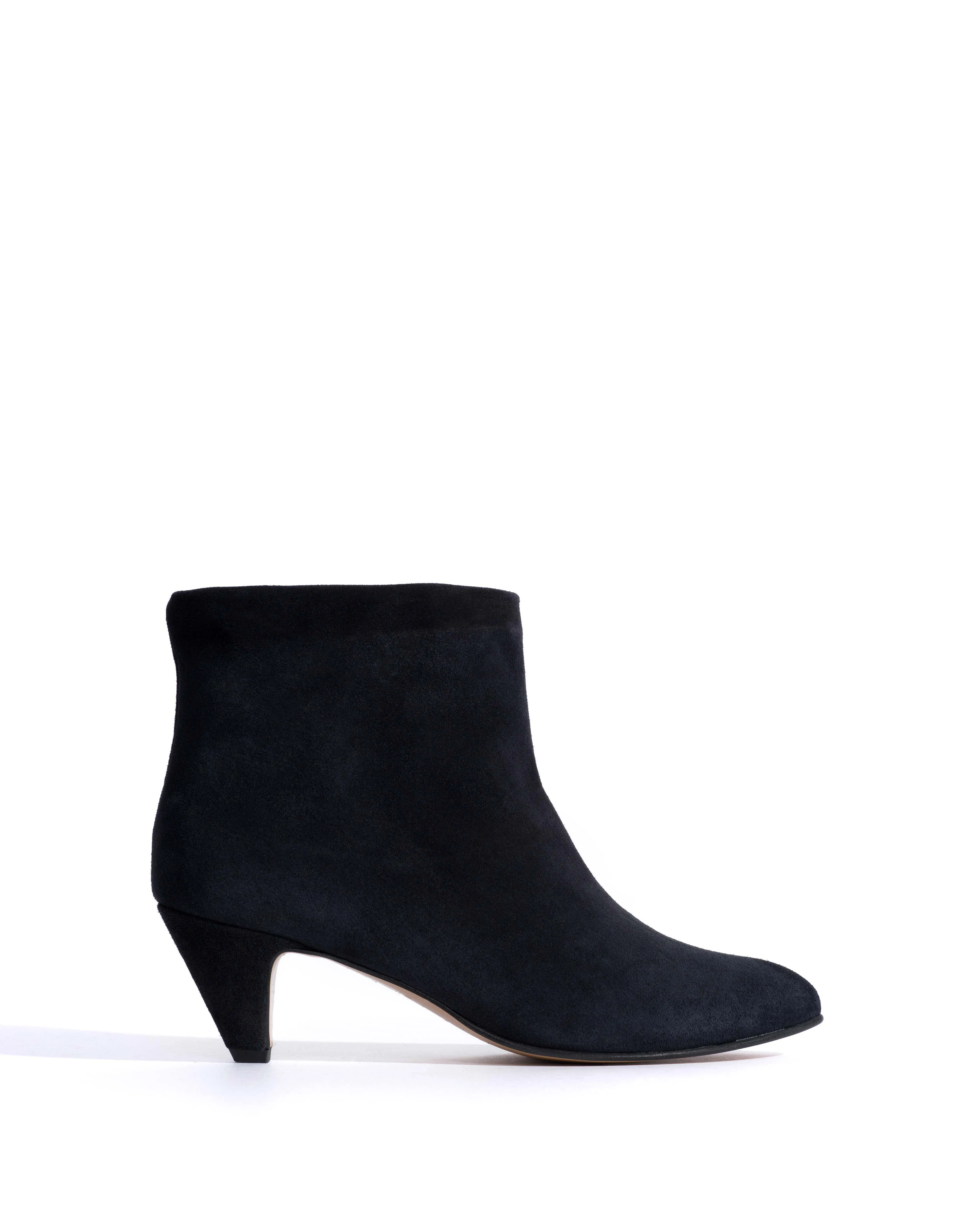 Hilly 50 stiletto Calf suede Off black sold by Anonymous Copenhagen