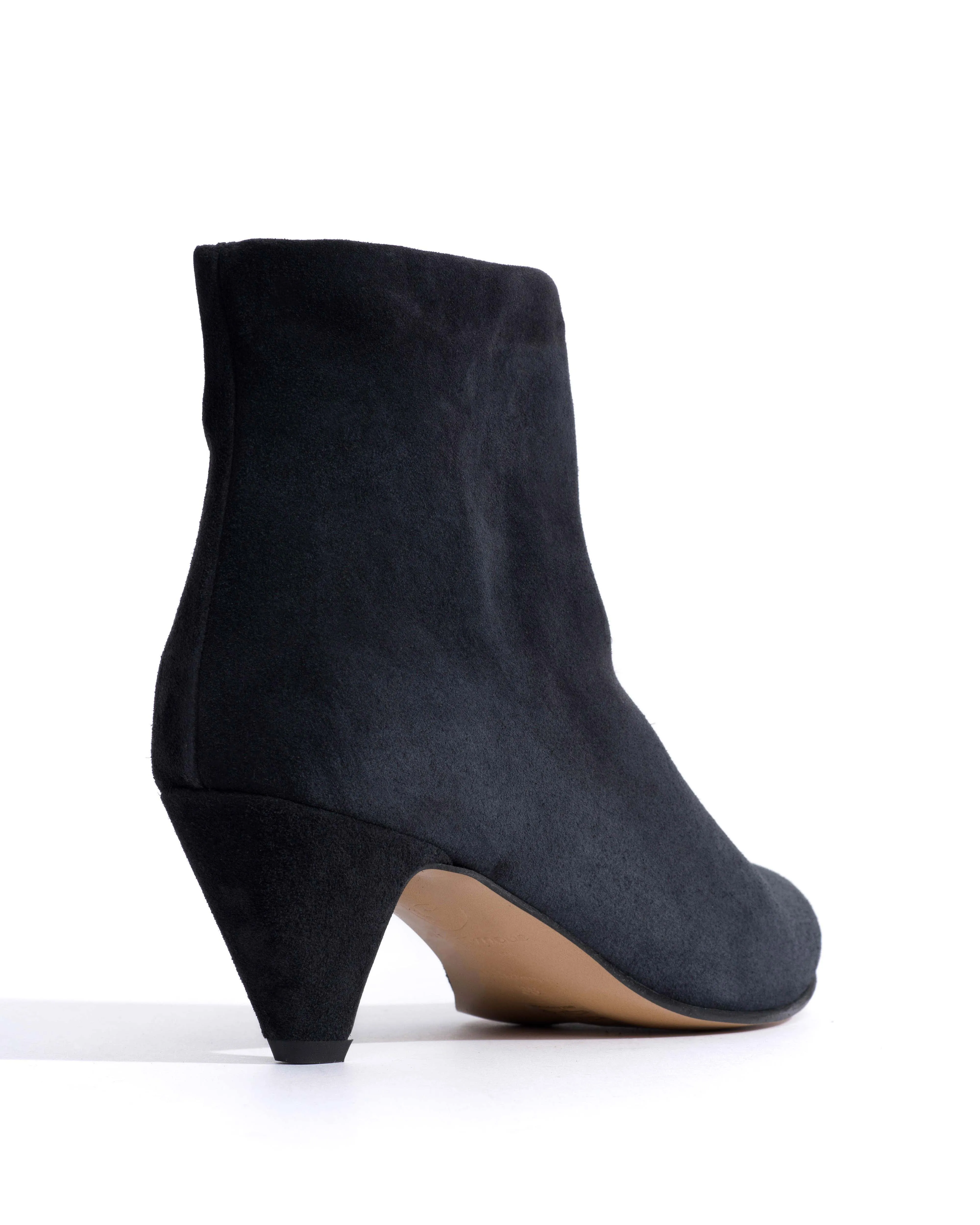 Hilly 50 stiletto Calf suede Off black sold by Anonymous Copenhagen product image thumbnail 3