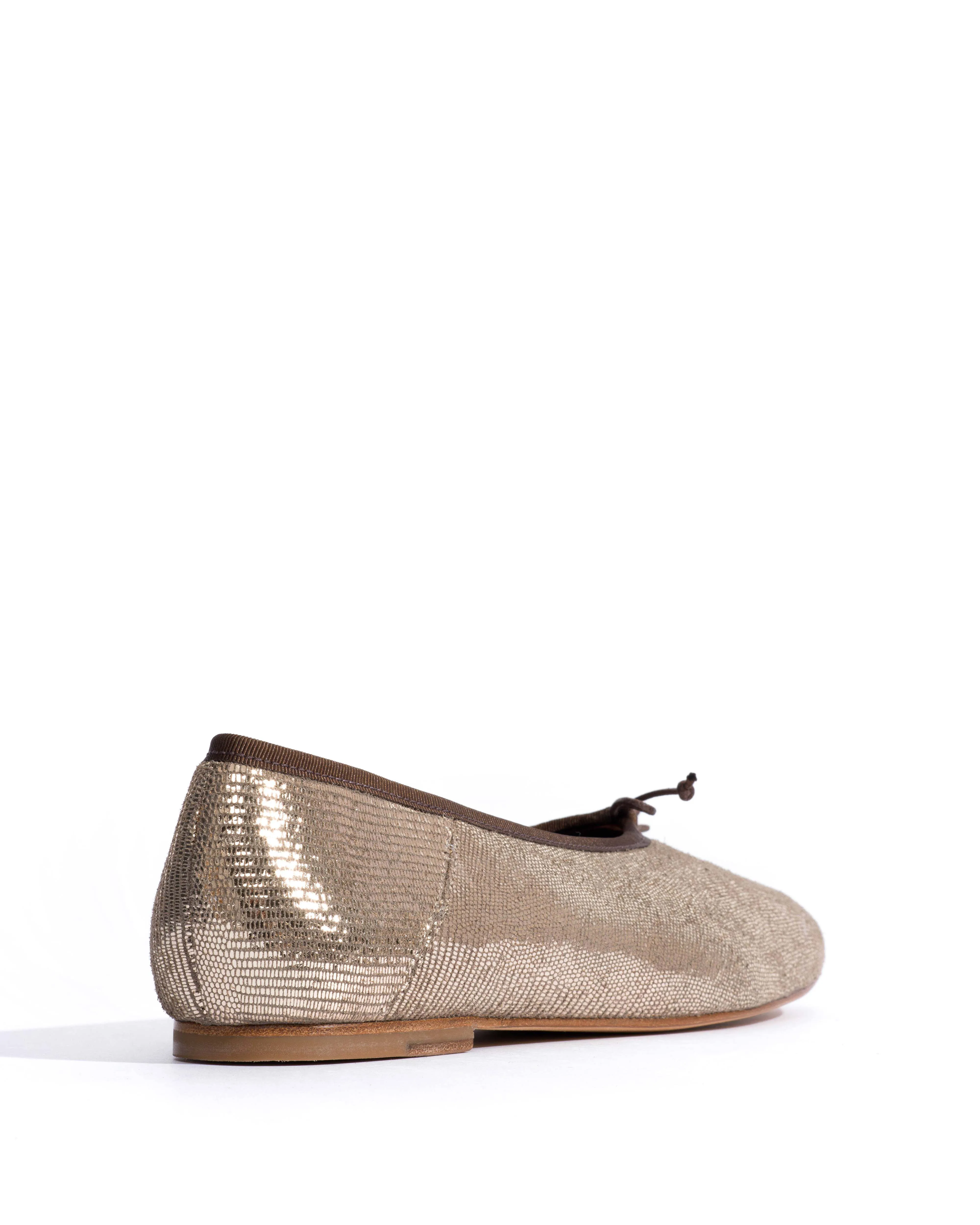 Sacha Lizard metallic goat Vintage champagne sold by Anonymous Copenhagen product image thumbnail 3