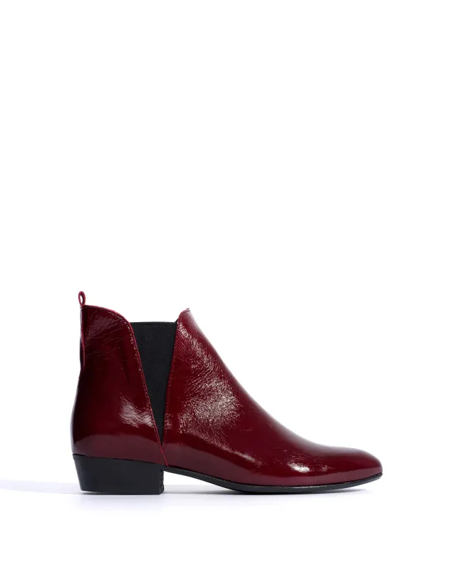 Rita Crinkled polished goat Pomegranate sold by Anonymous Copenhagen