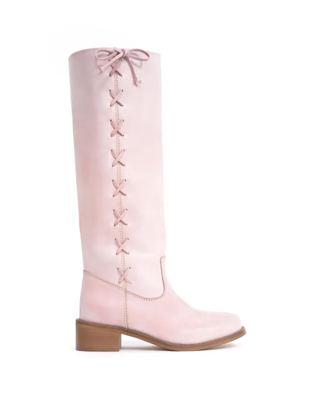 Dico Ann Side laces Escovado Pink sold by Anonymous Copenhagen