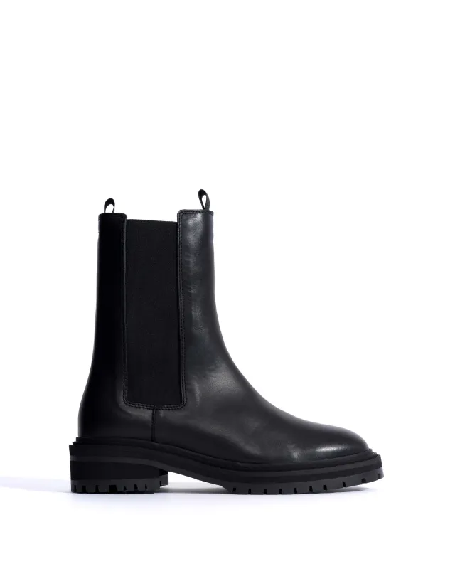 Haily high cut Soft calf Black sold by Anonymous Copenhagen