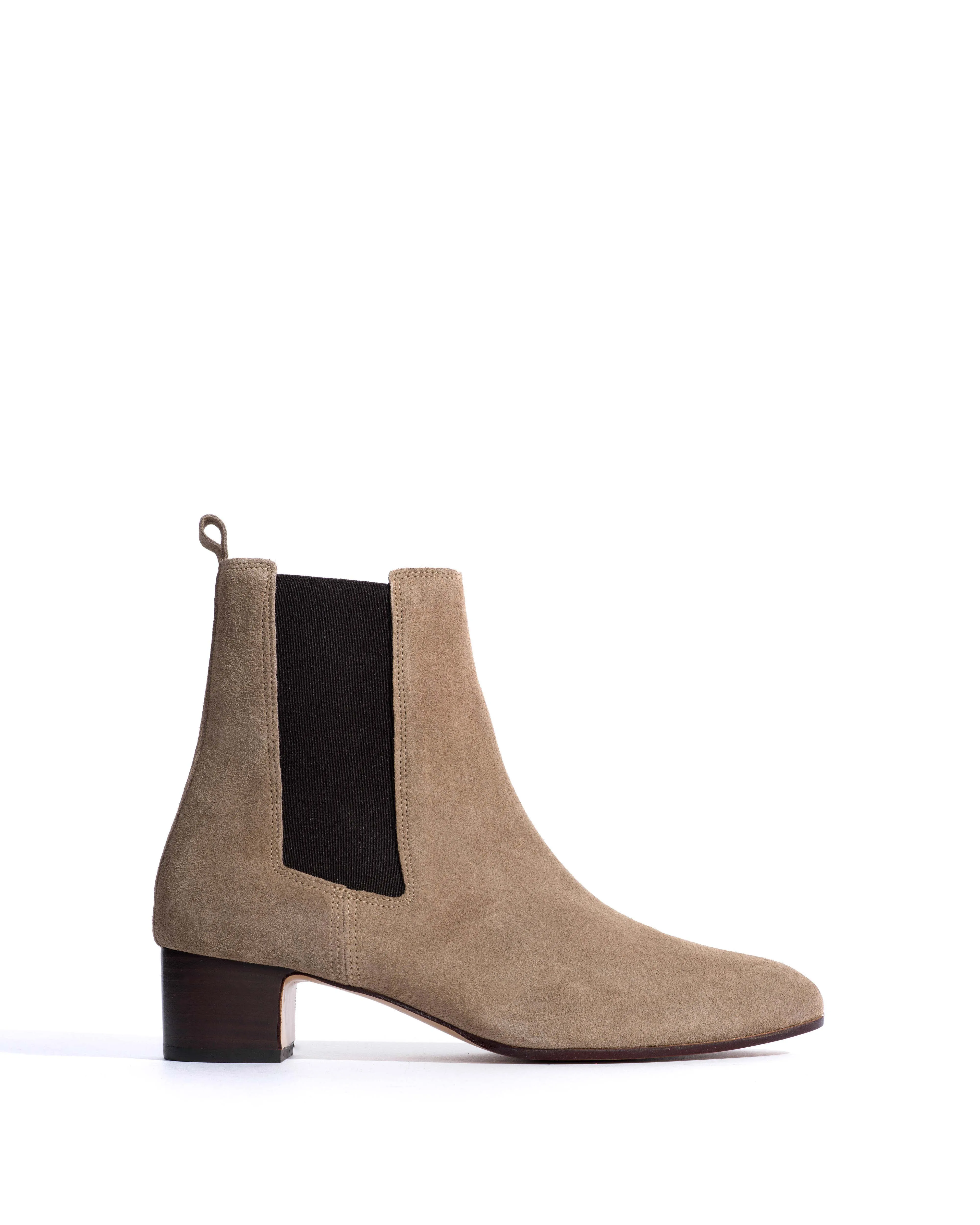 Niabella Calf suede Mushroom sold by Anonymous Copenhagen