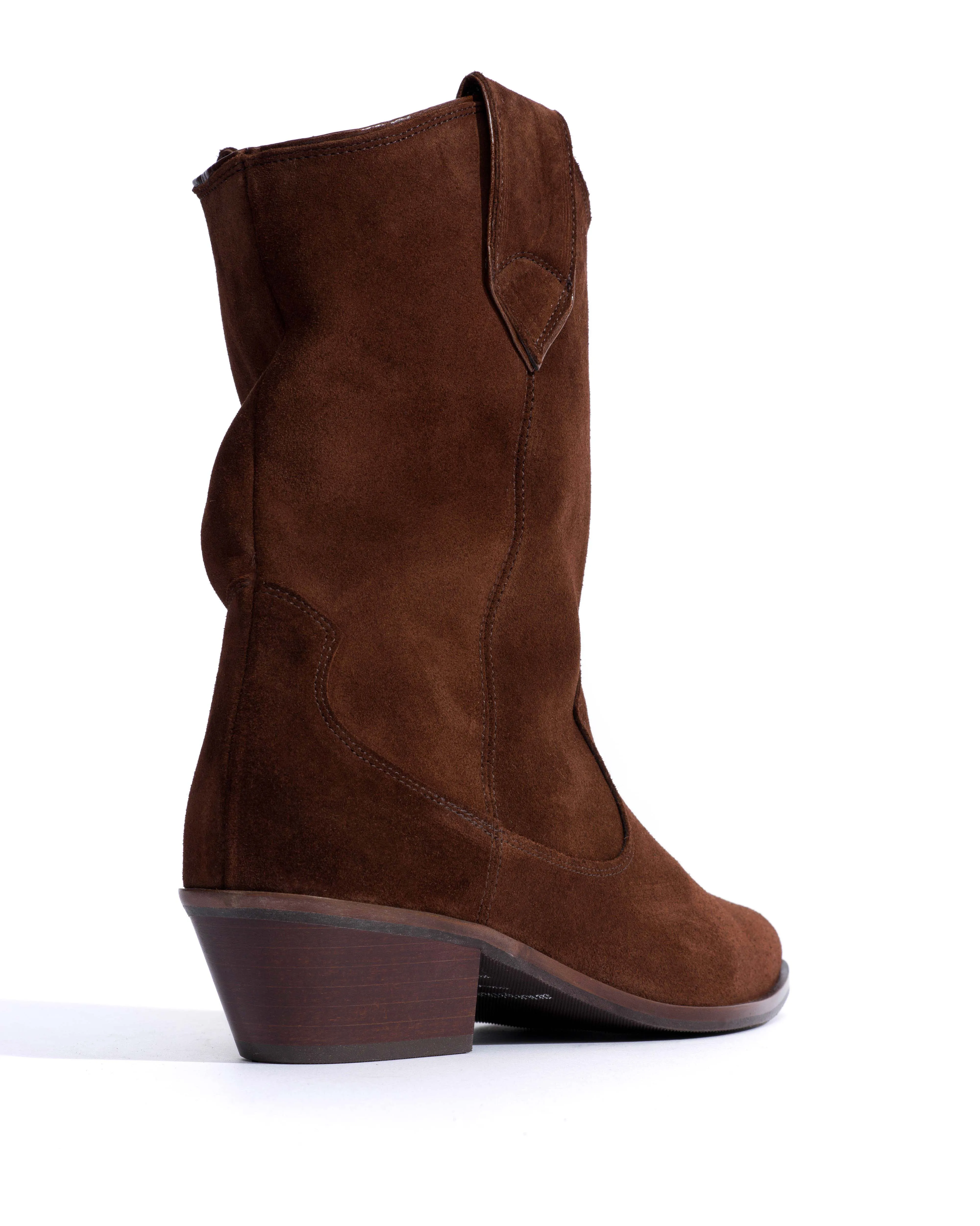 Saseline 35 Calf suede Chocolate sold by Anonymous Copenhagen product image thumbnail 3