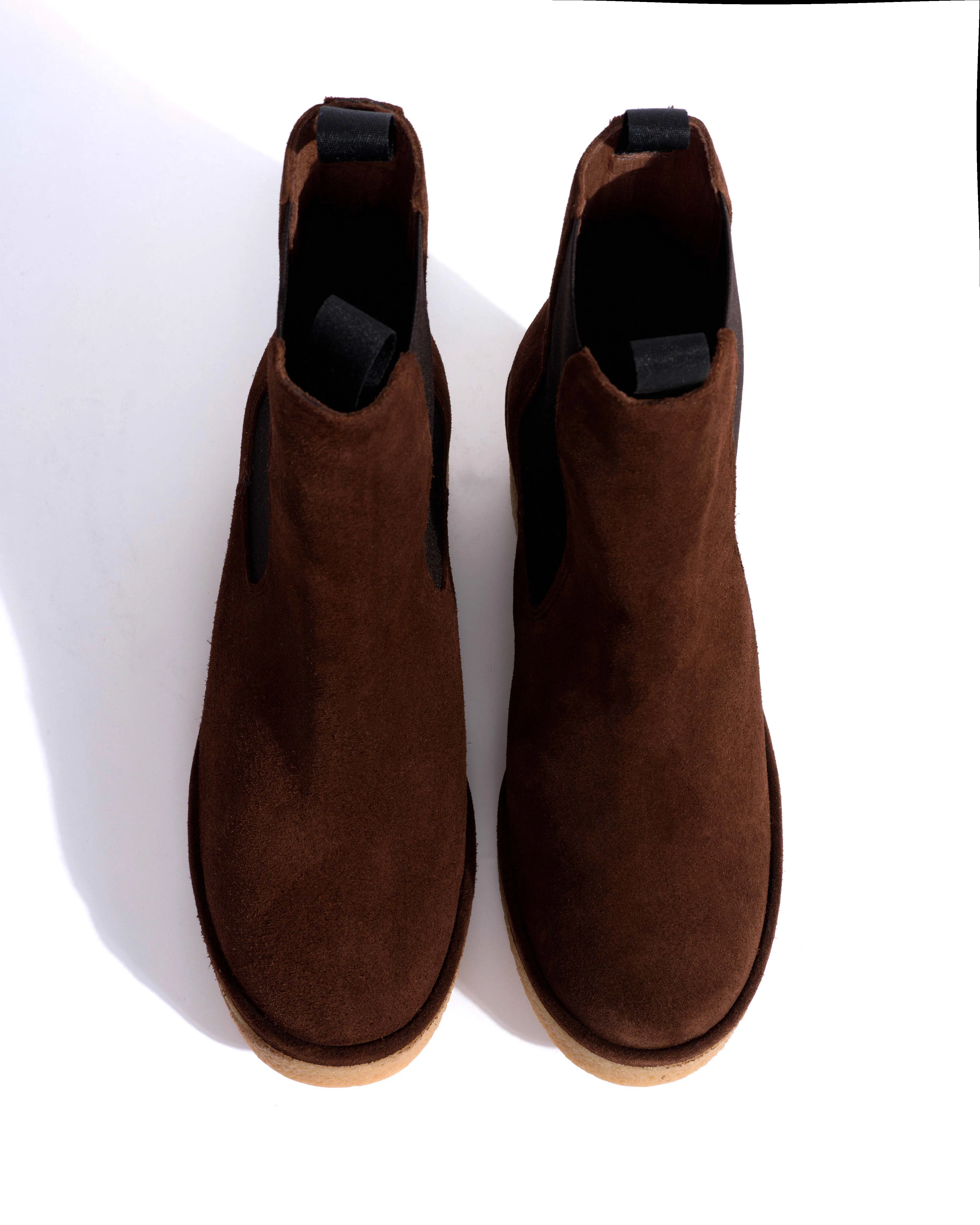 Laurell 65 platform Calf suede & sole Chocolate & natural sold by Anonymous Copenhagen product image thumbnail 4