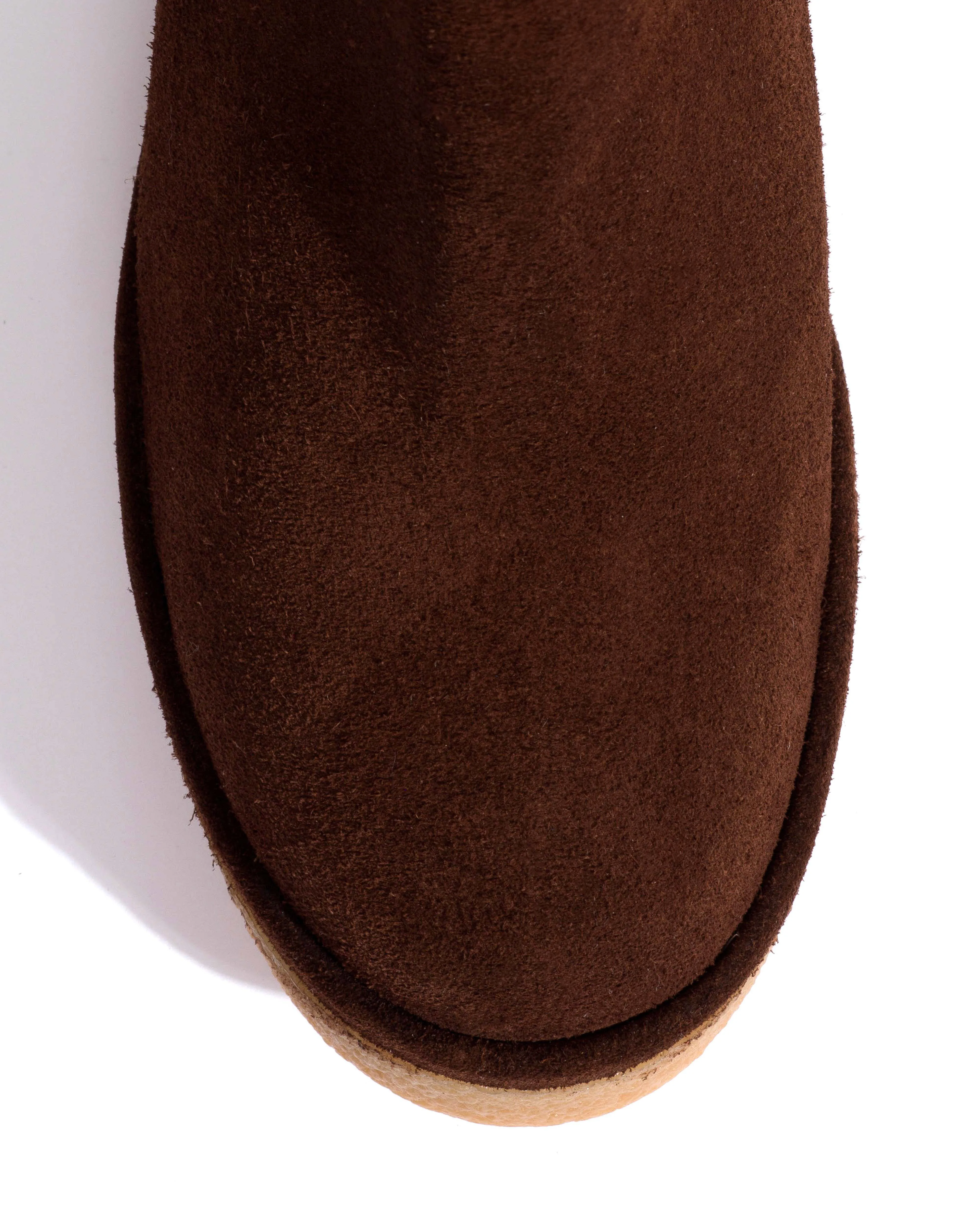 Laurell 65 platform Calf suede & sole Chocolate & natural sold by Anonymous Copenhagen product image thumbnail 5