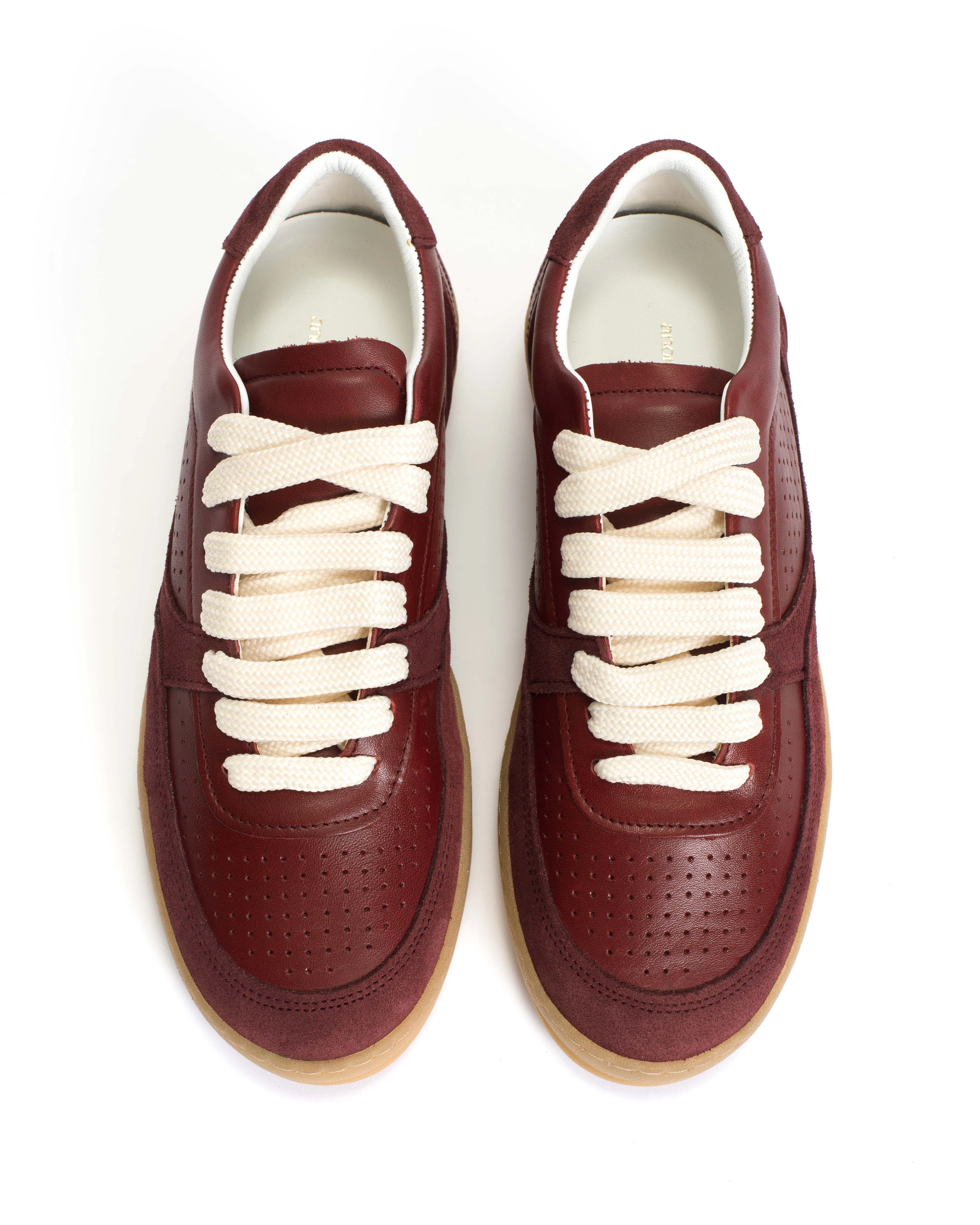 Elevate Calf suede & sleek leather Pomegranate sold by Anonymous Copenhagen product image thumbnail 4