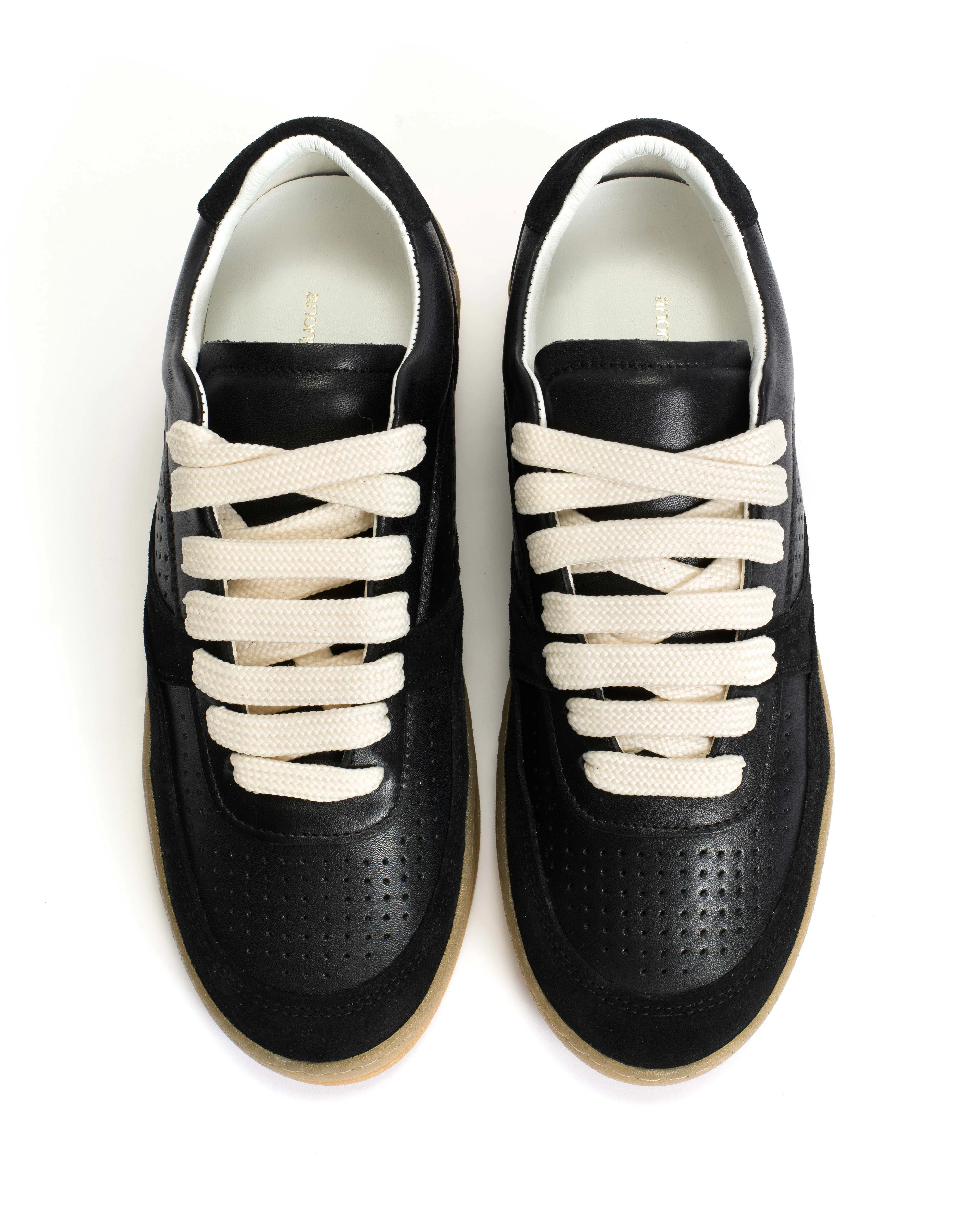 Elevate Calf suede & sleek leather leather Black sold by Anonymous Copenhagen product image thumbnail 3