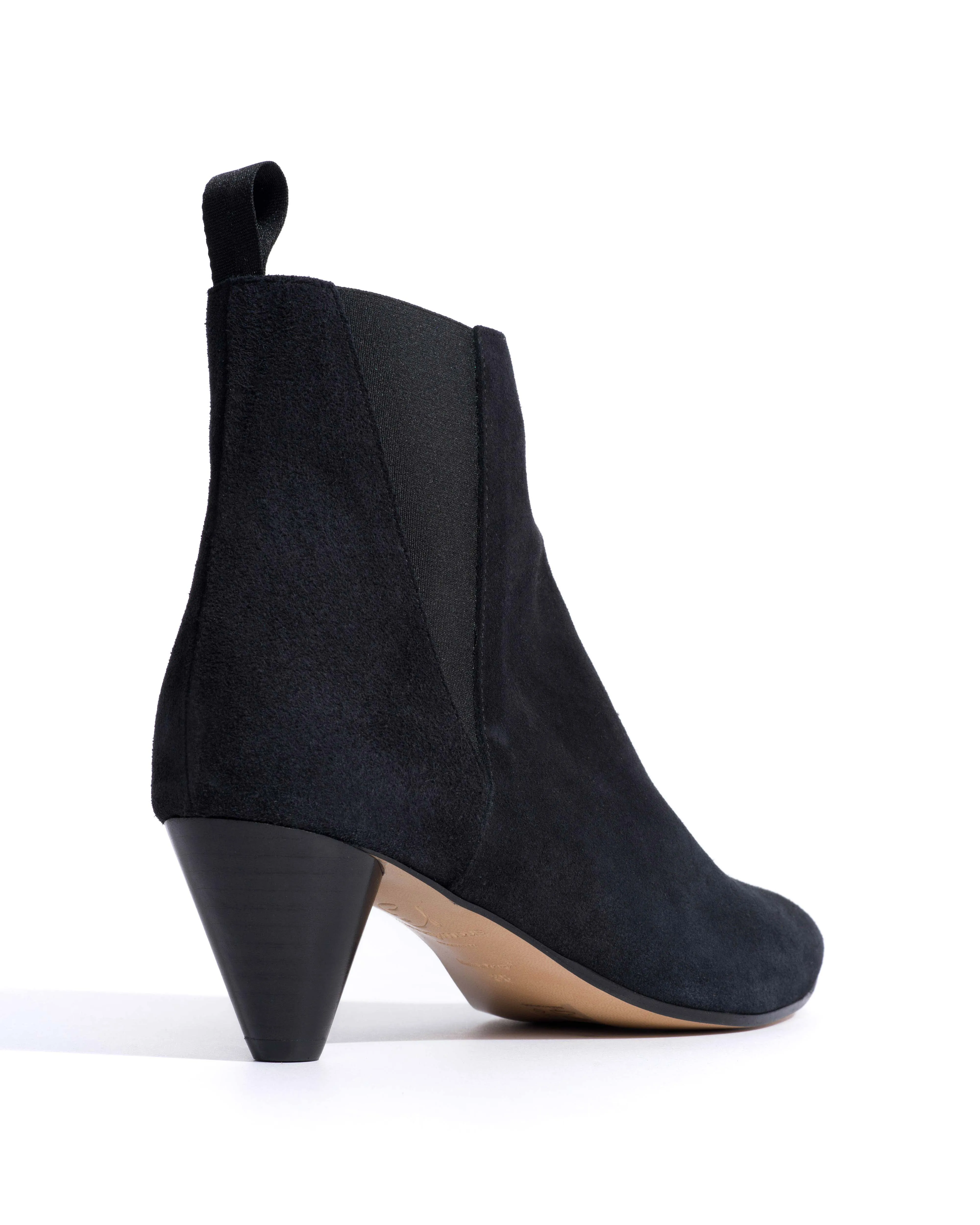 Clivia 50 cone Calf suede Off black sold by Anonymous Copenhagen product image thumbnail 3